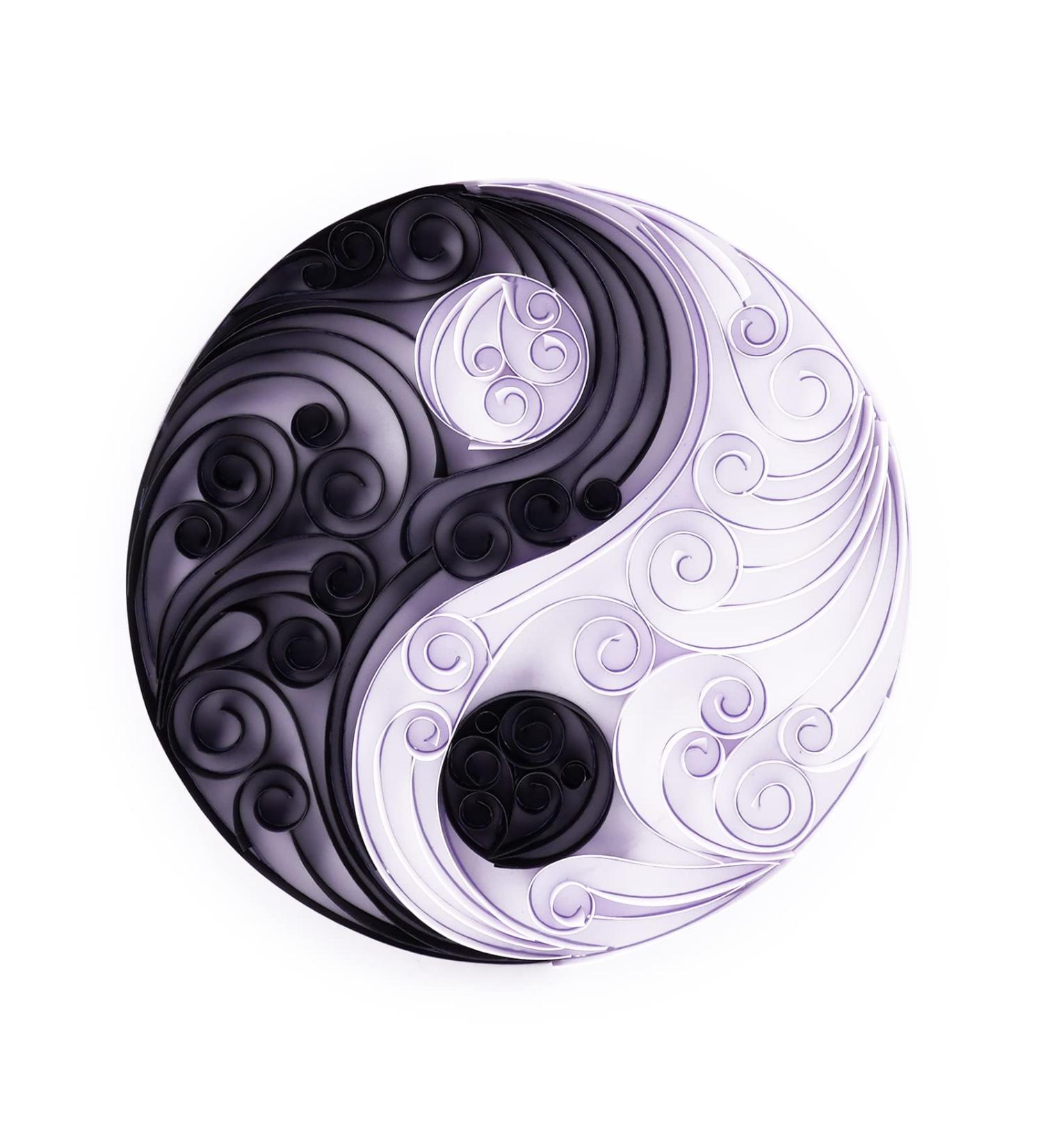 Uniquilling Quilling Kit Paper Quilling Kit for Adults Beginner  Handmade DIY Craft Quilling Paper Filigree Painting Kit Tools  Home Room Wall Art Decor Perfect Gifts   8*10-inch Yin Yang (Basic) Yin Yang Basic - Buy Online on GoSupps.com