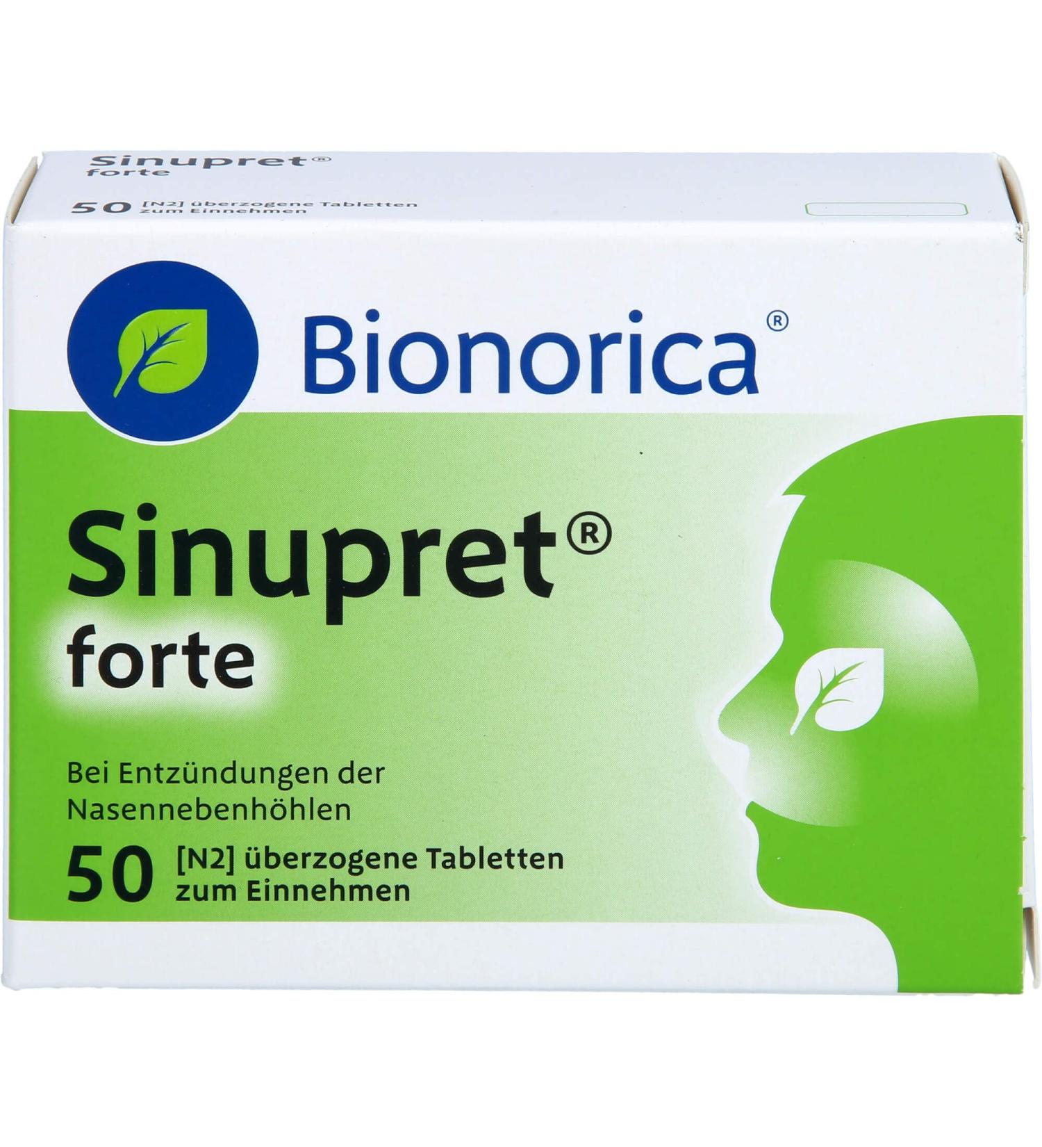 Sinupret Forte Coated Tablets 50 pcs - Natural Sinus Relief & Immune Support | Fast International Shipping - Buy Online on GoSupps.com