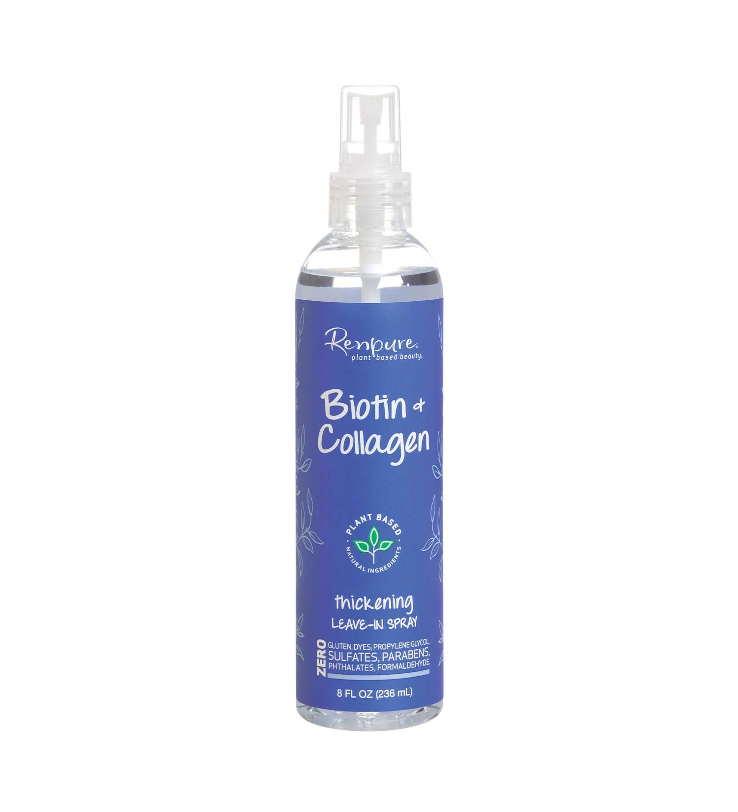Renpure PlantBased Beauty Biotin Collagen Thickening Leave-In Conditioner - 8 fl oz - Buy Online on GoSupps.com