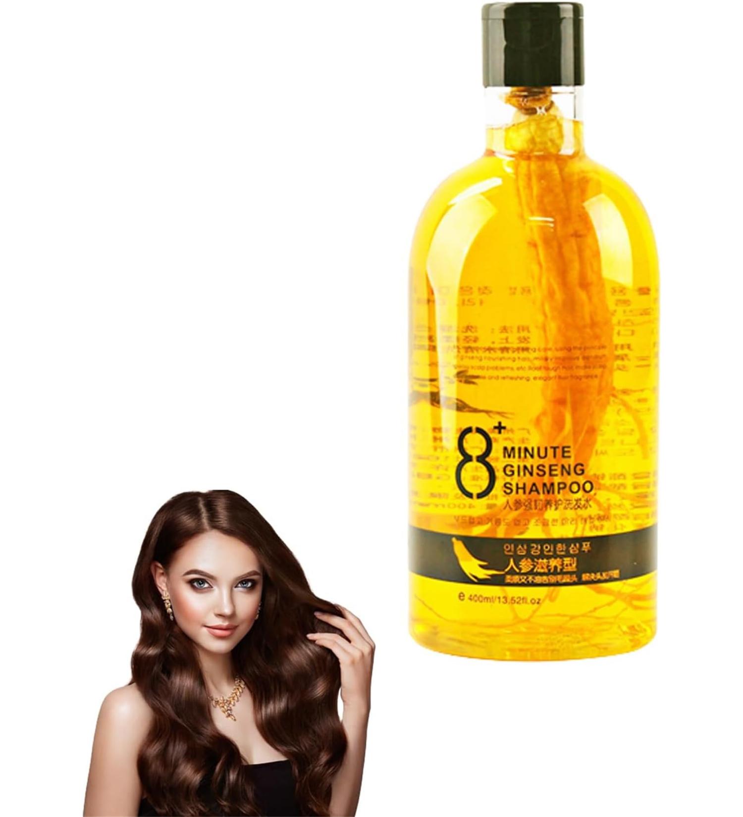 8 Minute Ginseng Shampoo Nourishing Shampoo with Ginseng Root Extract Korean Golden Ginseng Hair Lotion Anti Hair Loss Shampoo for Stronger Smoother and Softer Hair. - Buy Online on GoSupps.com