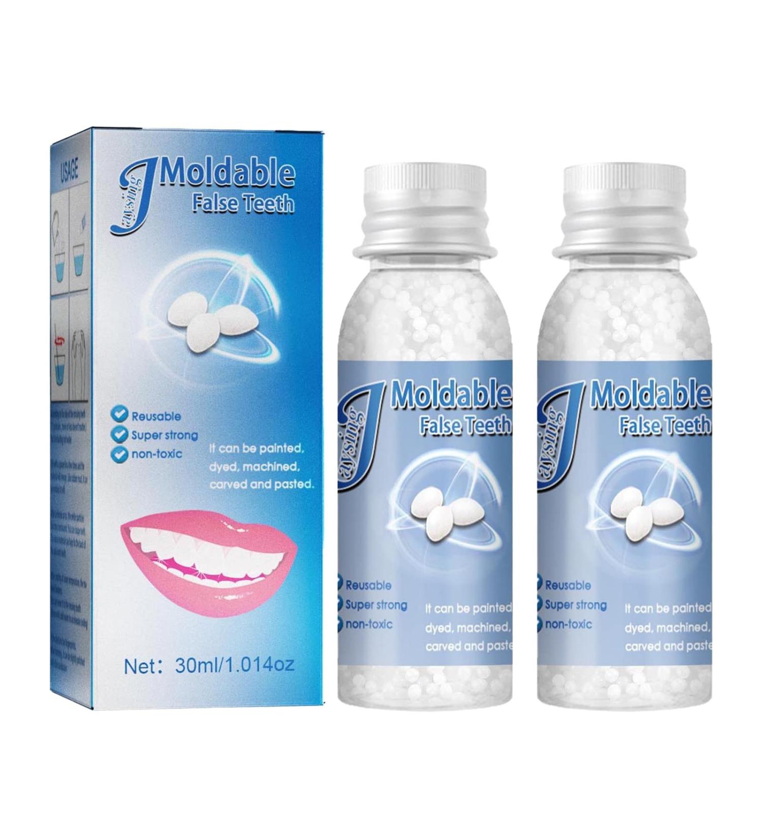 YUECI Plastic Tooth Glue for Makeup Dentures - Temporary Filling Solution for Loose Teeth (One Size) - Buy Online on GoSupps.com