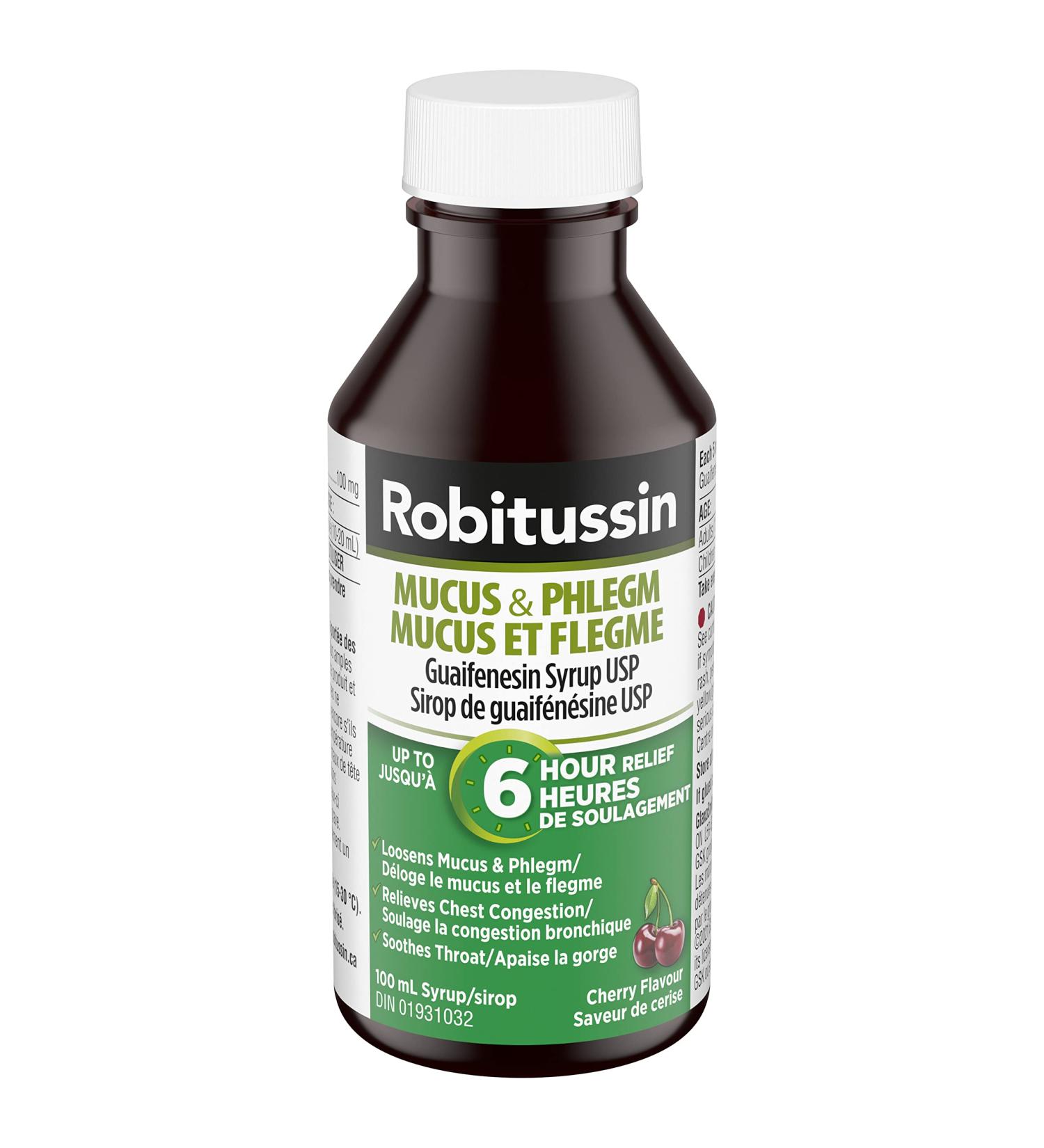 Robitussin Extra Strength Mucus & Phlegm Syrup Alcohol Free Cherry Flavour 100 ml (Pack of 1) Regular - Buy Online on GoSupps.com