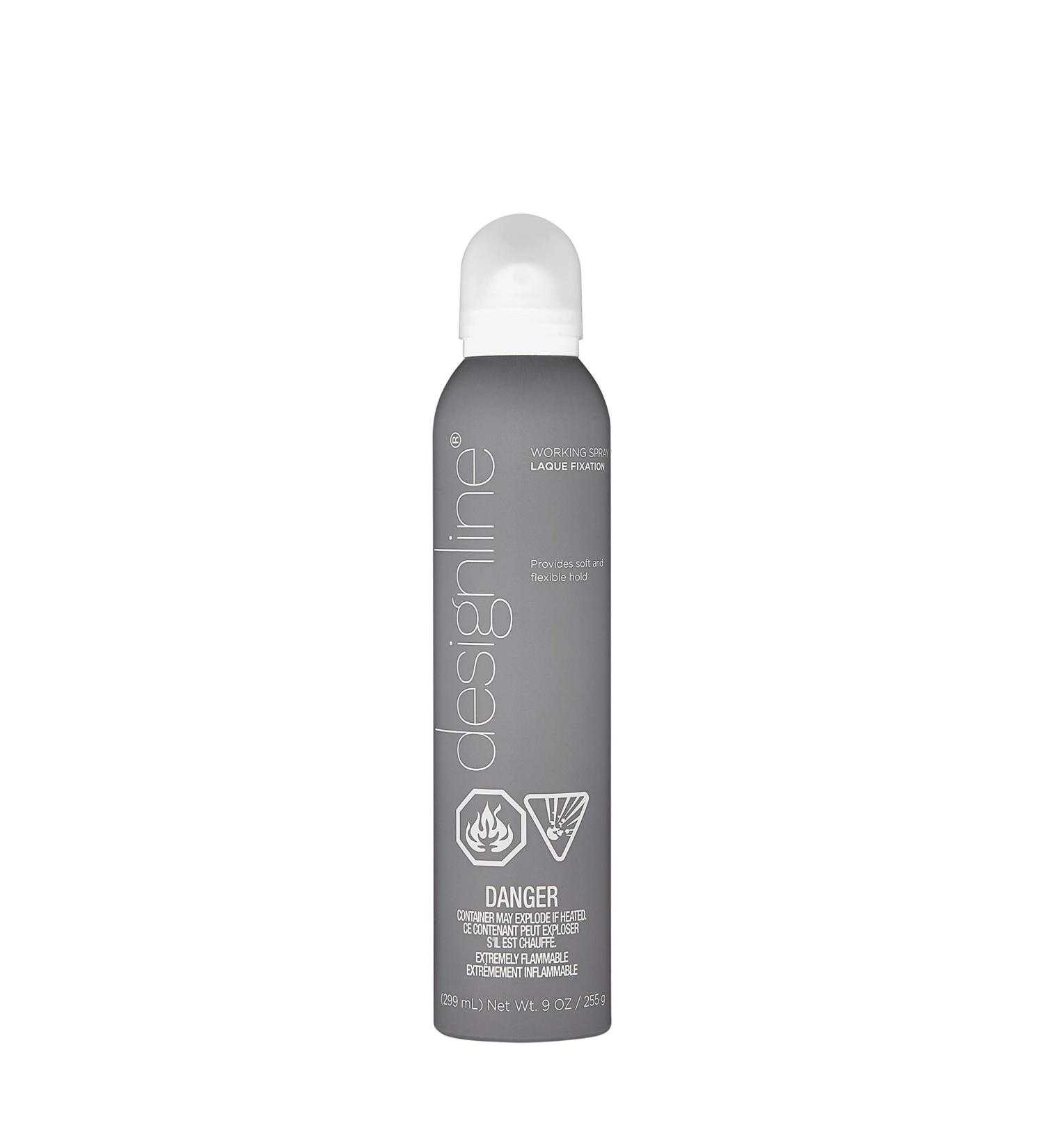 DESIGNLINE Working Spray 9 oz - Regis Hair Spray | Humidity-Resistant, Frizz-Reducing Formula for Brushable and Workable Hair | 9 Ounce Pack - Buy Online on GoSupps.com