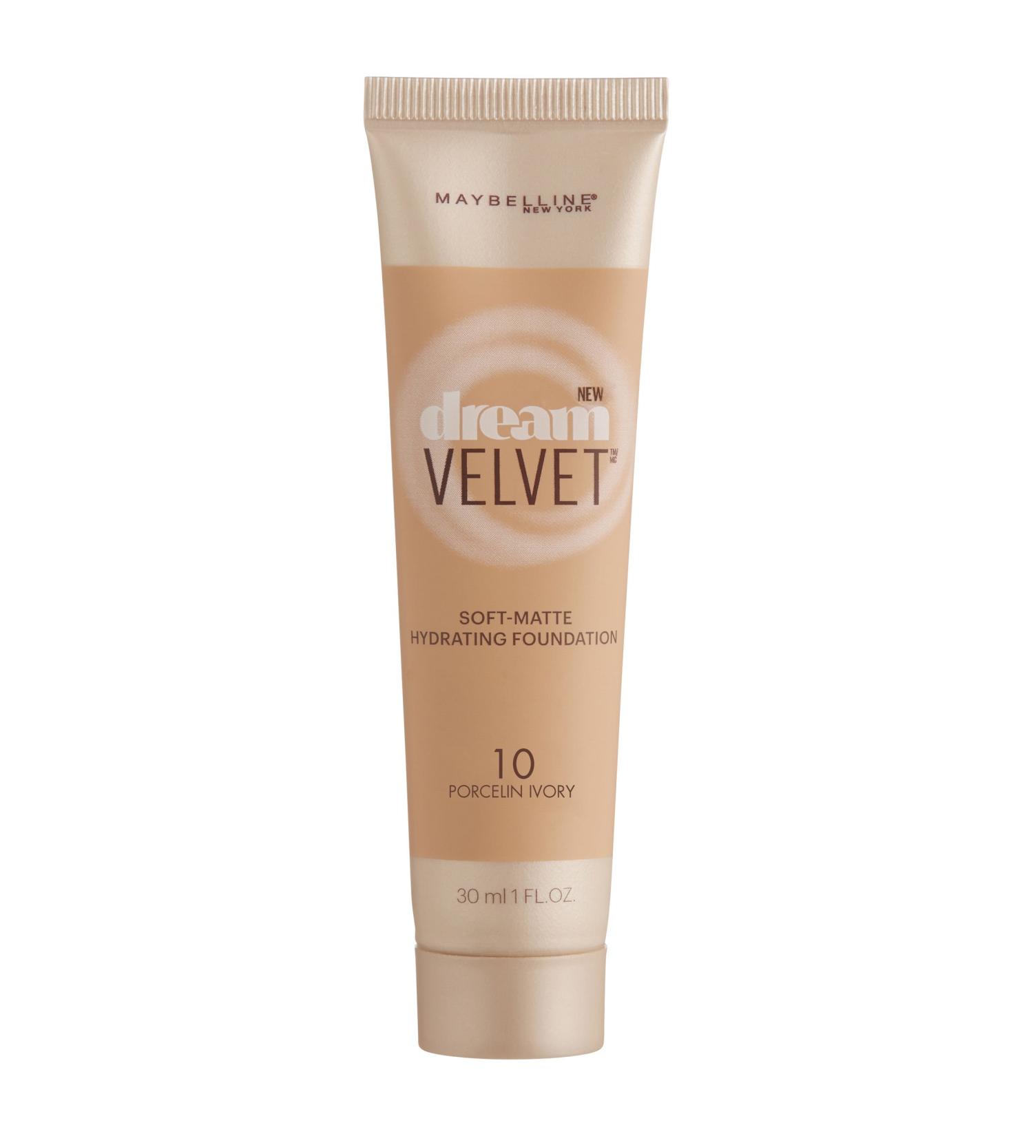 Maybelline Dream Velvet Soft-Matte Hydrating Foundation -  Porcelain Ivory - 1 fl. oz