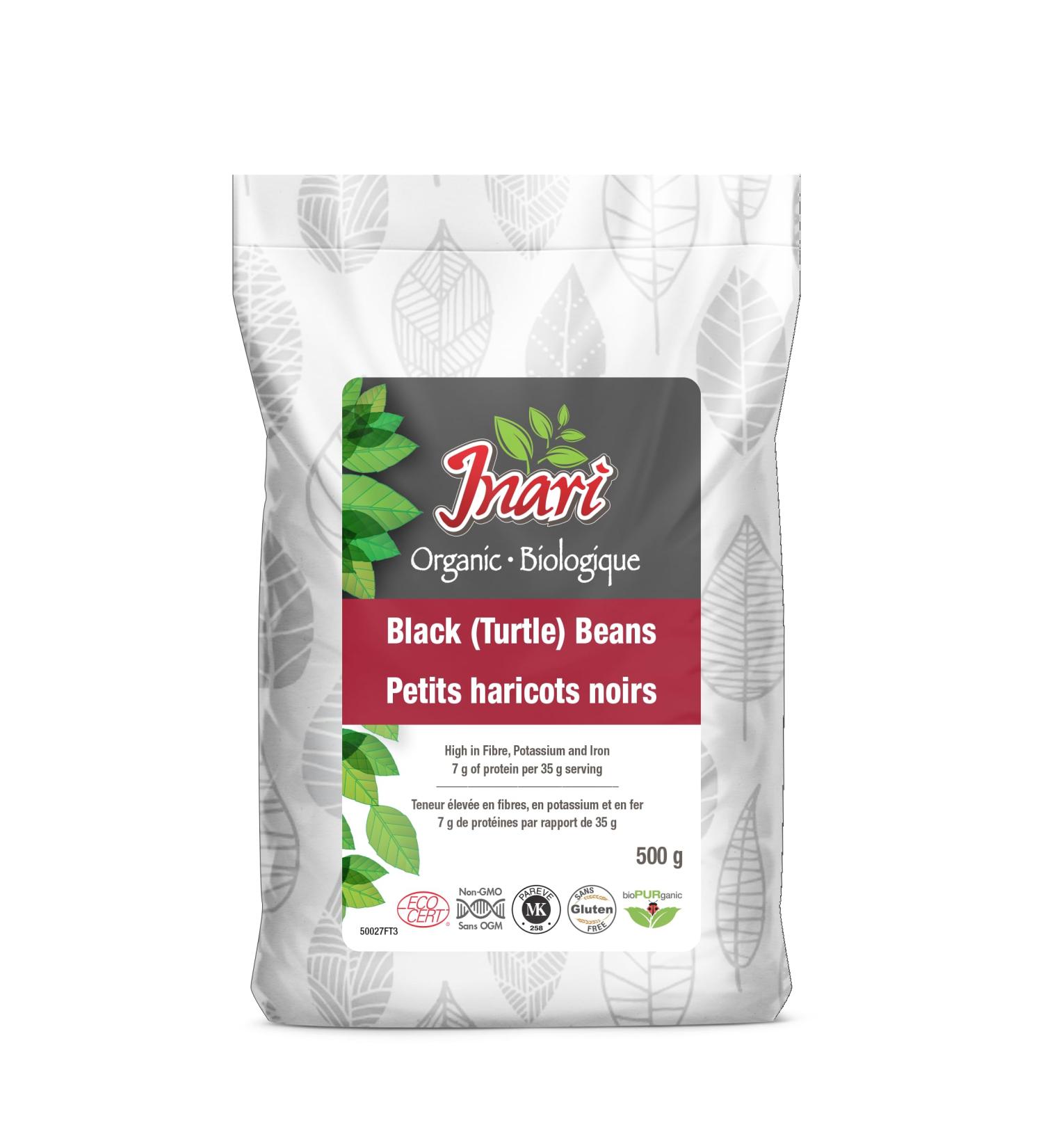 Inari Organic Black (Turtle) Beans 500g