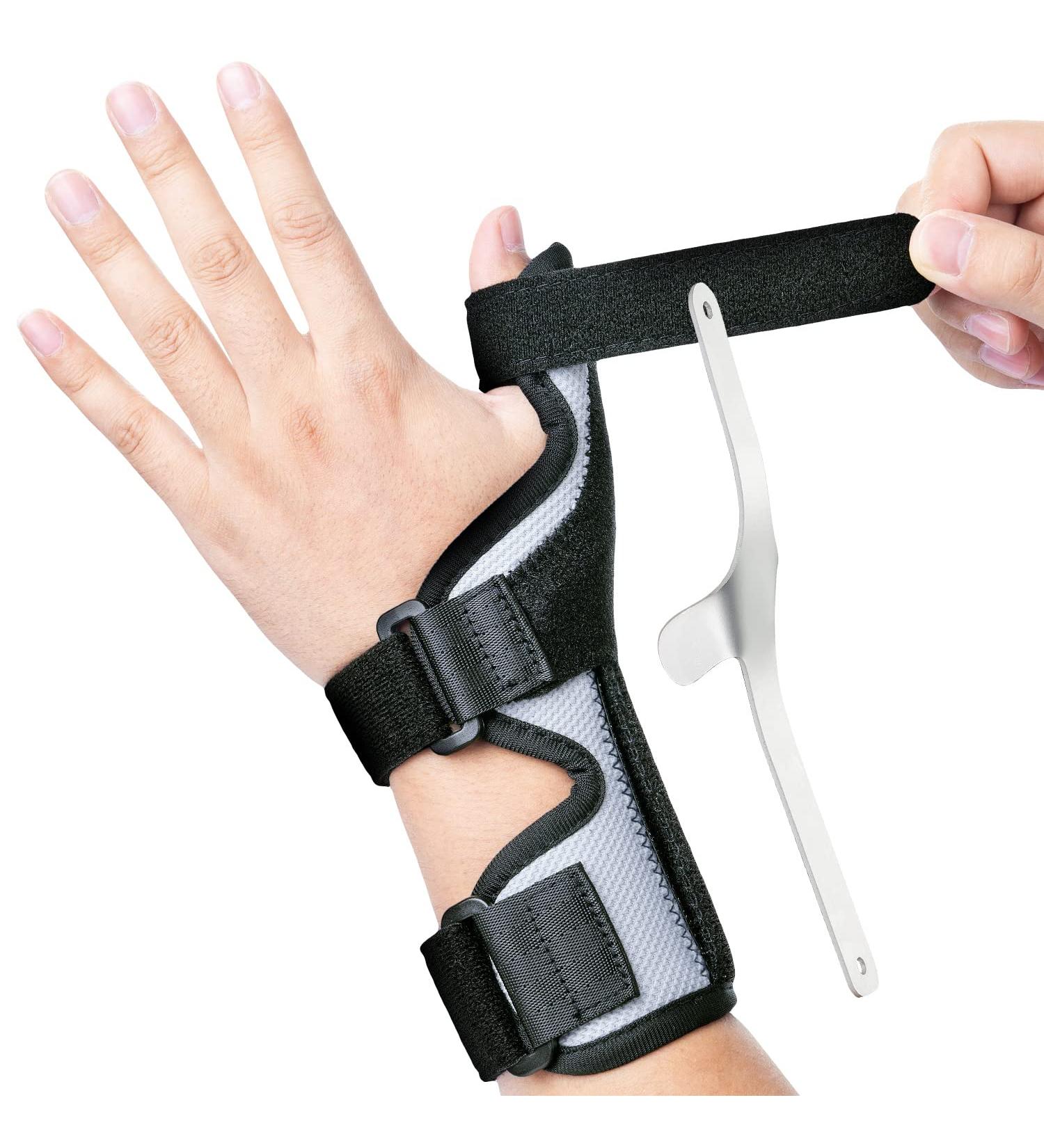 Buy Thumb Orthosis for Arthritis & Trigger Finger - S/M | Thumb Band & Rail for Left/Right Hand - International Shipping Available - Buy Online on GoSupps.com