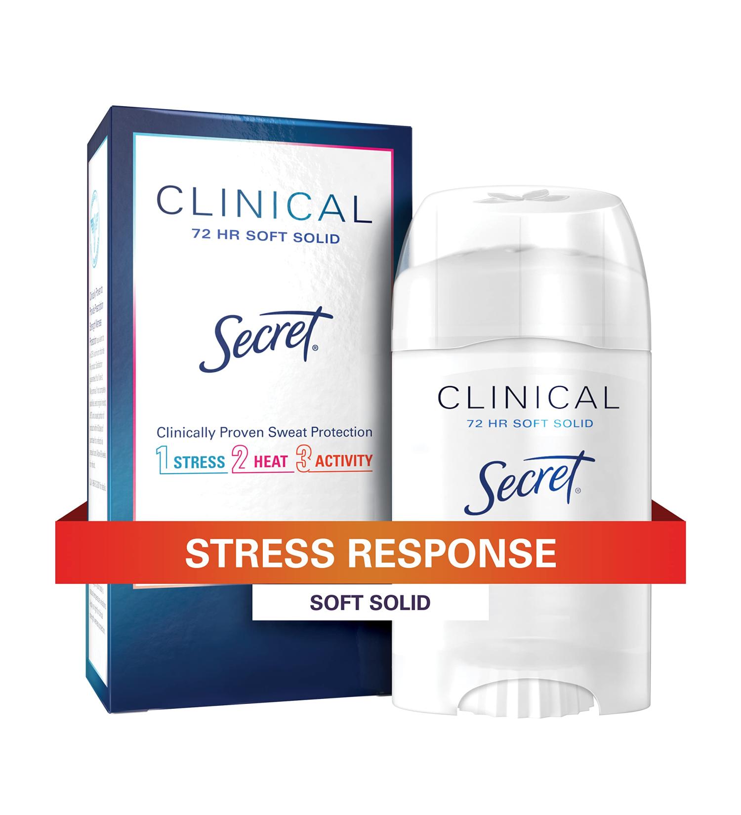 Secret Clinical Strength Stress Response antiperspirant & Deodorant Serene Citrus - 1.6 Oz 1.6 Ounce (Pack of 1) Stress Response - Buy Online on GoSupps.com