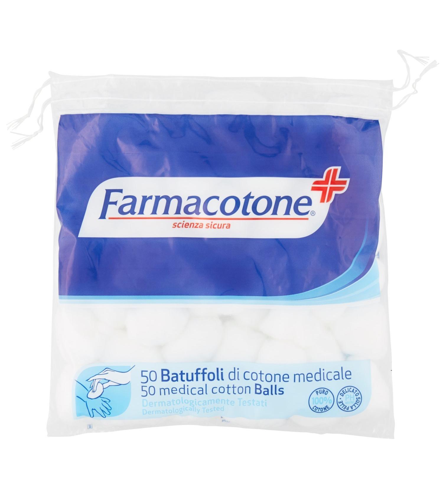 Buy Farmacotone Medical Cotton Wool 50-ph Neutral | International Shipping Available - Buy Online on GoSupps.com
