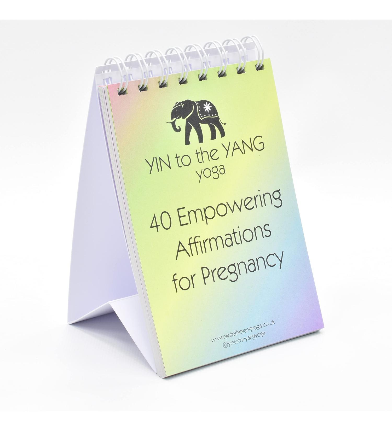 Mindful Pregnancy Affirmations - Gift for Mom-to-Be for Calm & Positive Mindset (Pastel Edition) - Buy Online on GoSupps.com