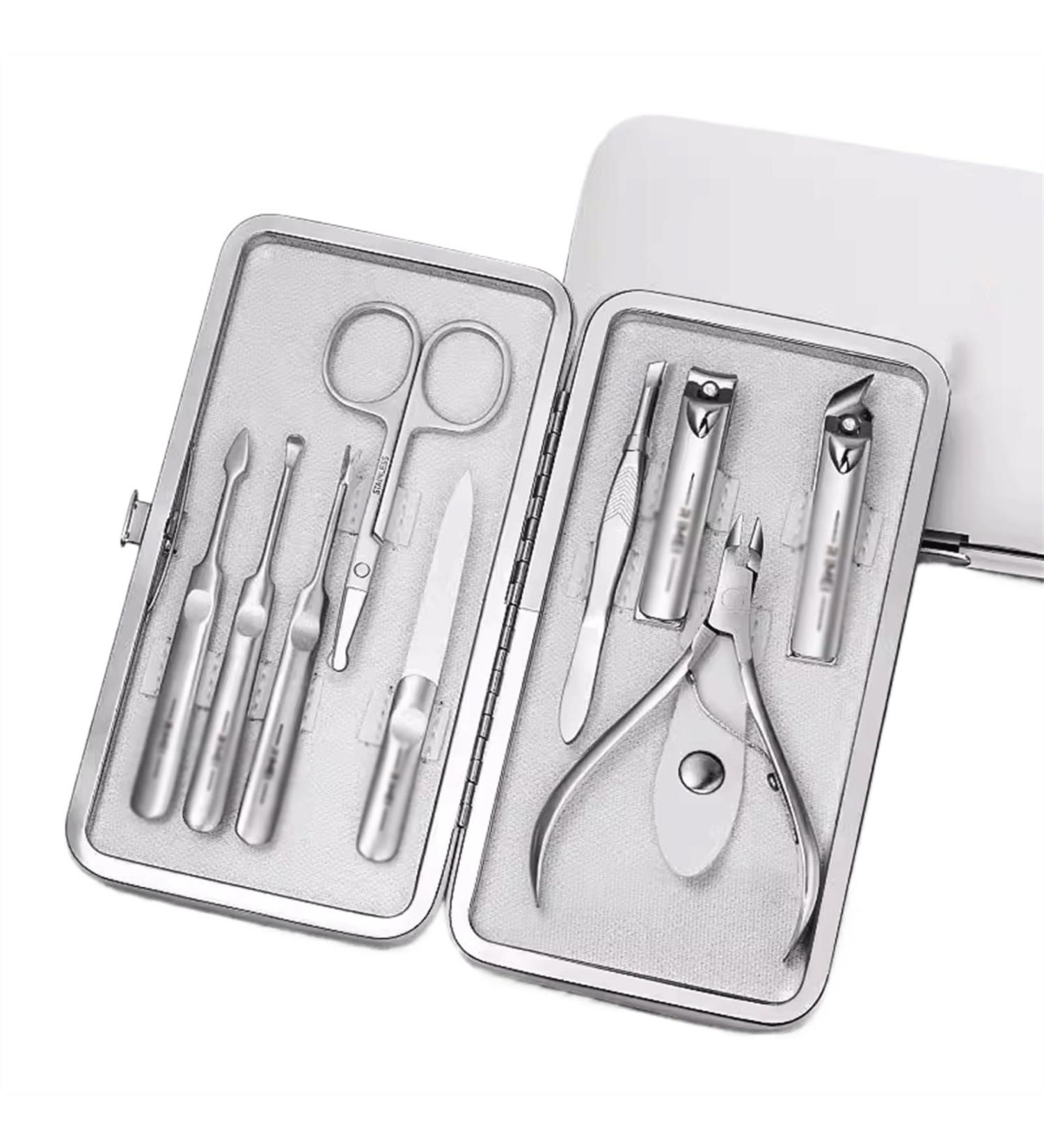 Nail Clippers Set 9-Piece Household Trimming Nail Clippers Set Pedicure Nail Clippers Men and Women Manicure Tools Nail Clippers Nail Care kit - Buy Online on GoSupps.com