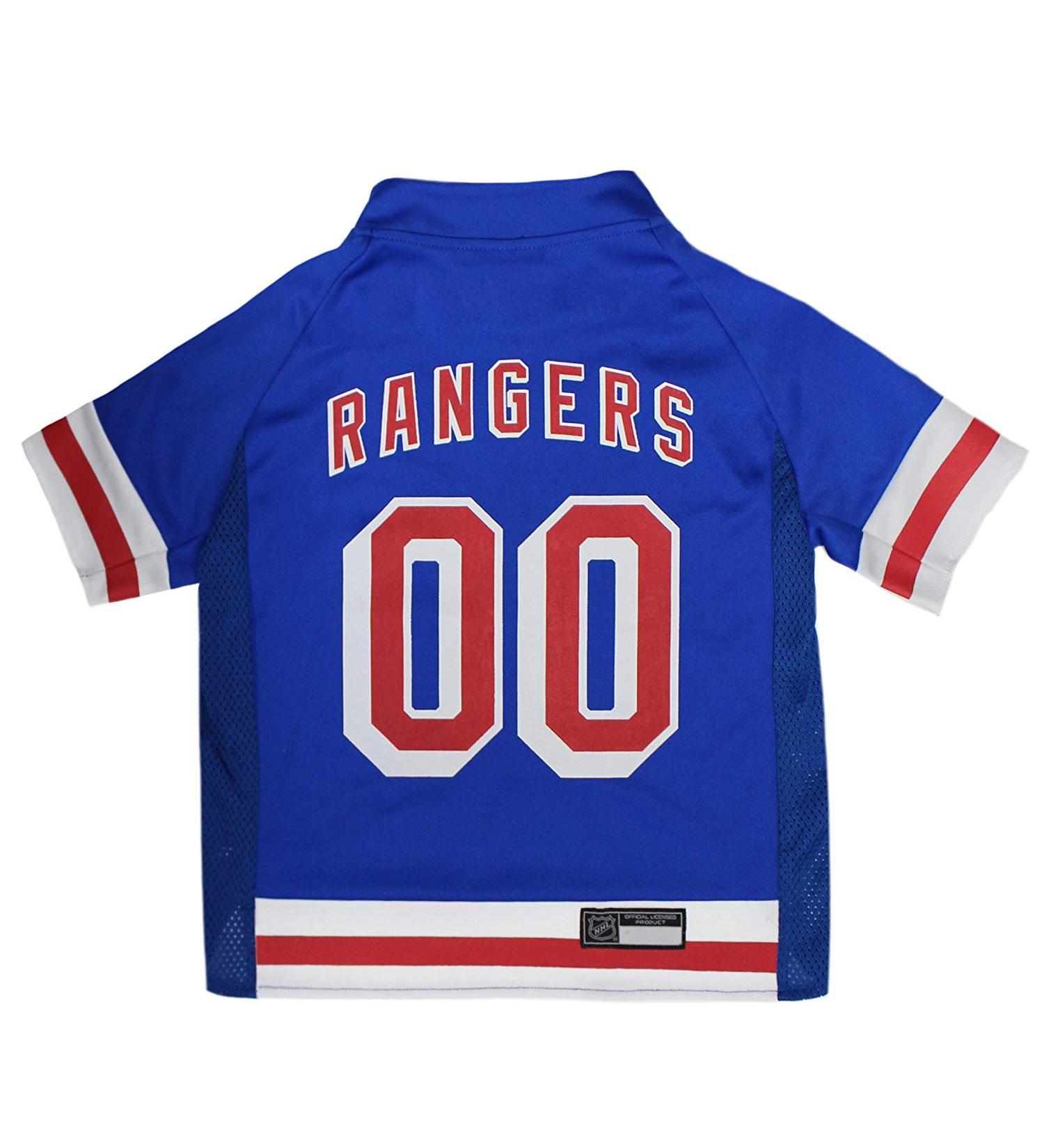 New York Rangers Small NHL Dog Jersey - Officially Licensed Pet Apparel for Rangers Fans - Buy Online on GoSupps.com