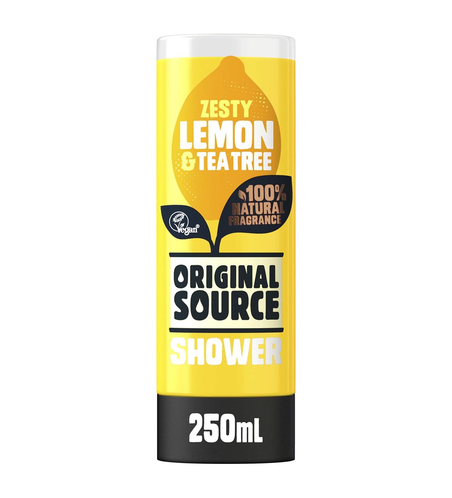 Original Source Lemon and Tea Tree Shower Gel 250ml 8.45 Fl Oz (Pack fo 1)