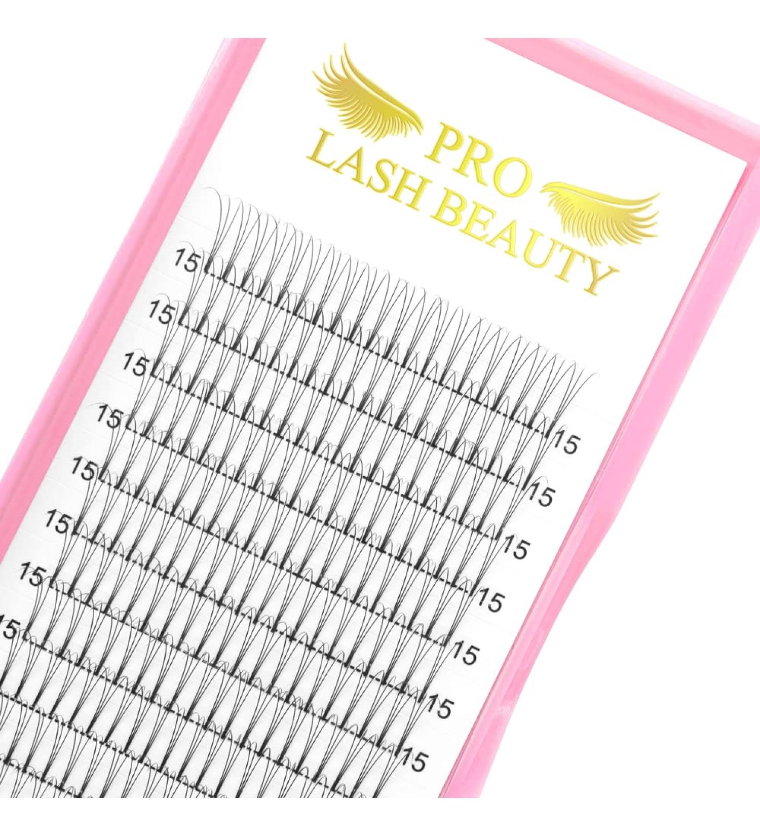 Buy 3D-C-0.10-9 Short Stem Eyelash Extensions | Volume Eyelashes | 12 Pieces Pack - C Curl 0.10 mm - International Shipping Available - Buy Online on GoSupps.com