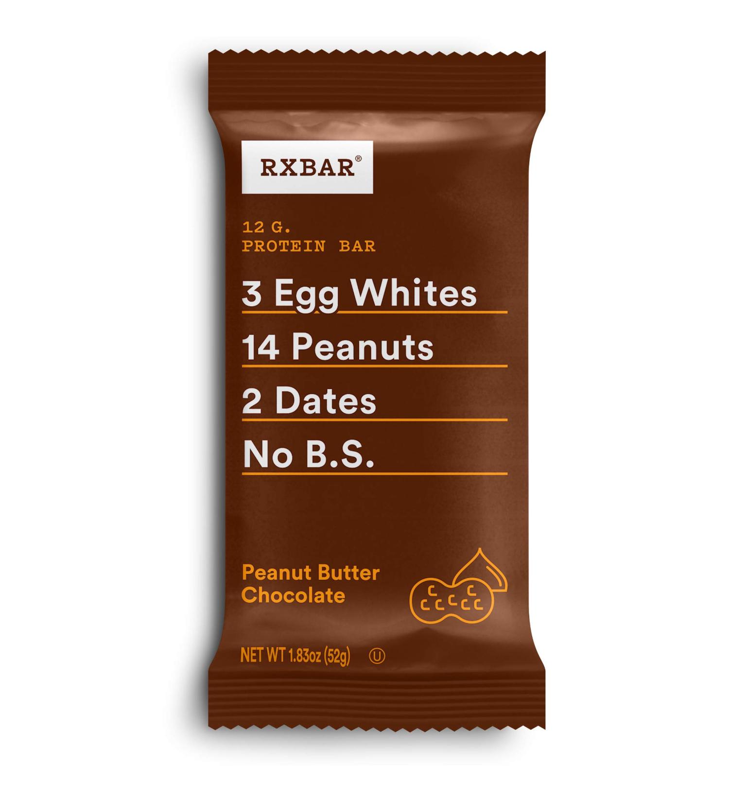 RXBAR Protein Bar - Chocolate Peanut Butter 1.83 oz | High Protein Snack - Buy Online on GoSupps.com