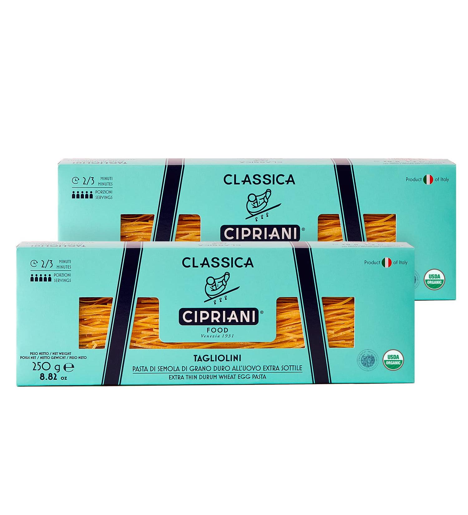 Cipriani Food Extra Thin Egg Pasta 250g (Pack of 2) - Tagliolini - 8.81oz (Pack of 2) - Buy Online on GoSupps.com