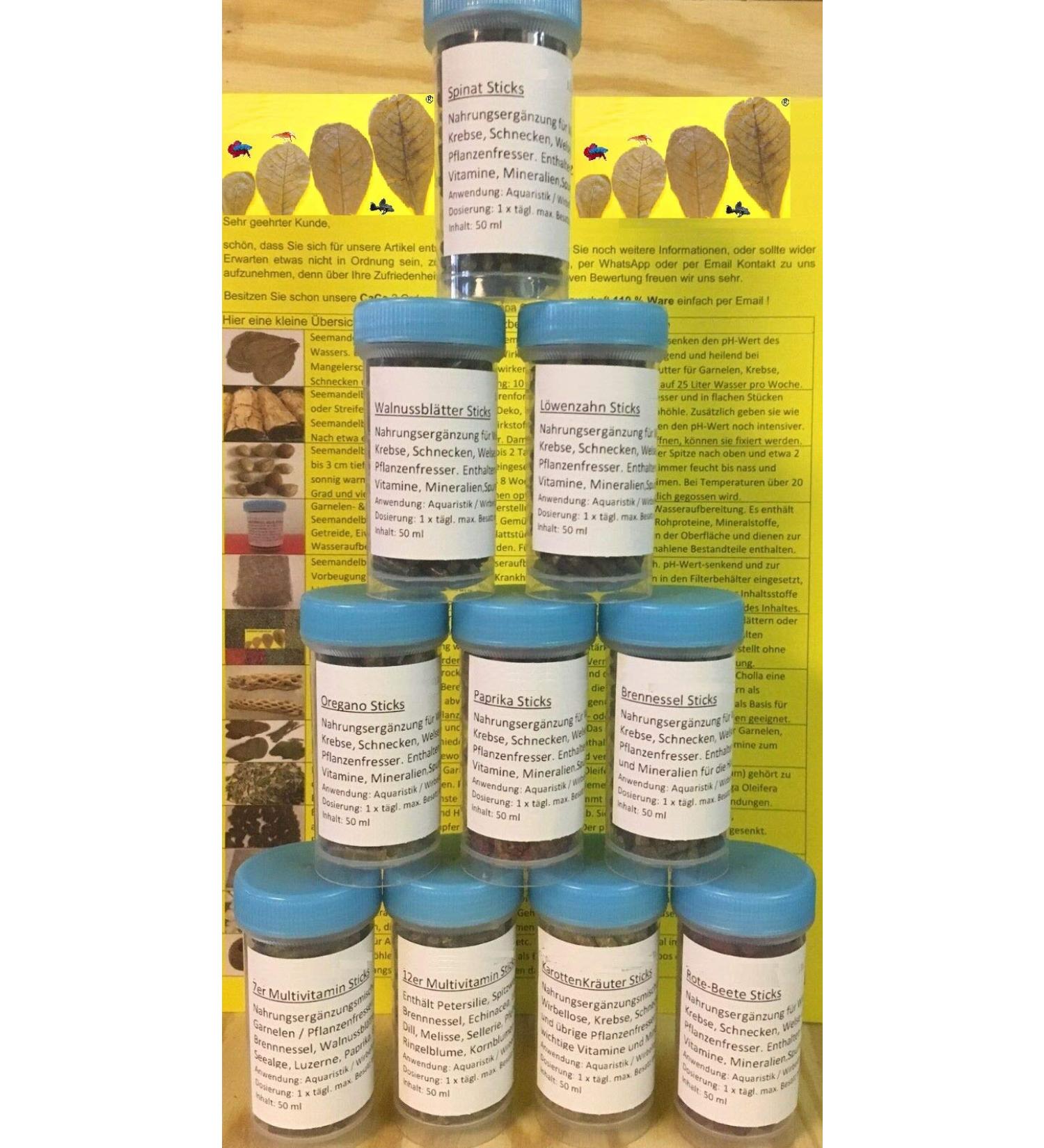 10 x 50 ml Lining Sticks in handy screw top tin Lining Shrimp Granules - Buy Online on GoSupps.com