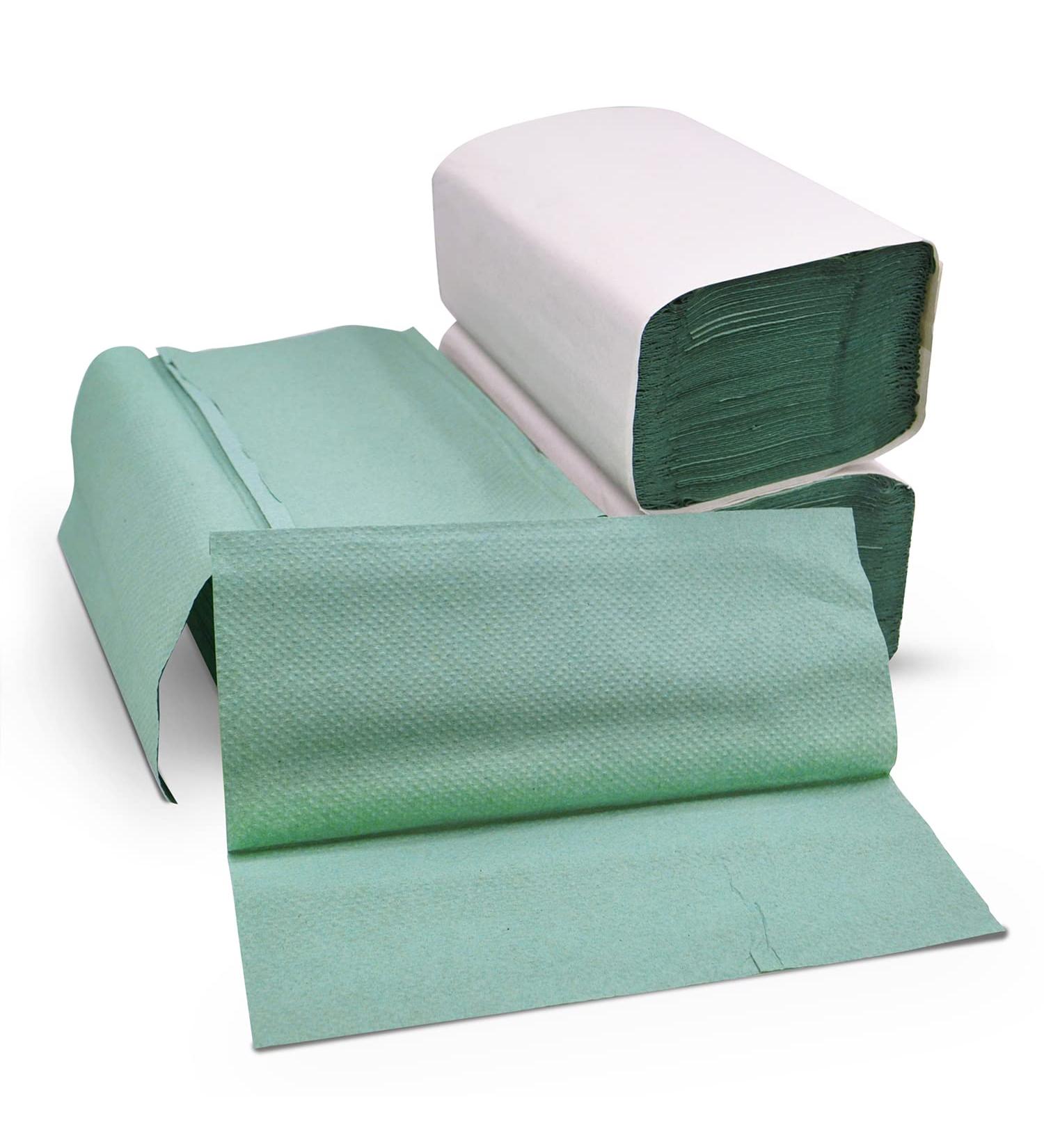 Defacto 5000 Zigzag Paper Towels - 25x23 cm Folding 1 Layer Green - Ideal for Donors - Buy Internationally - Buy Online on GoSupps.com