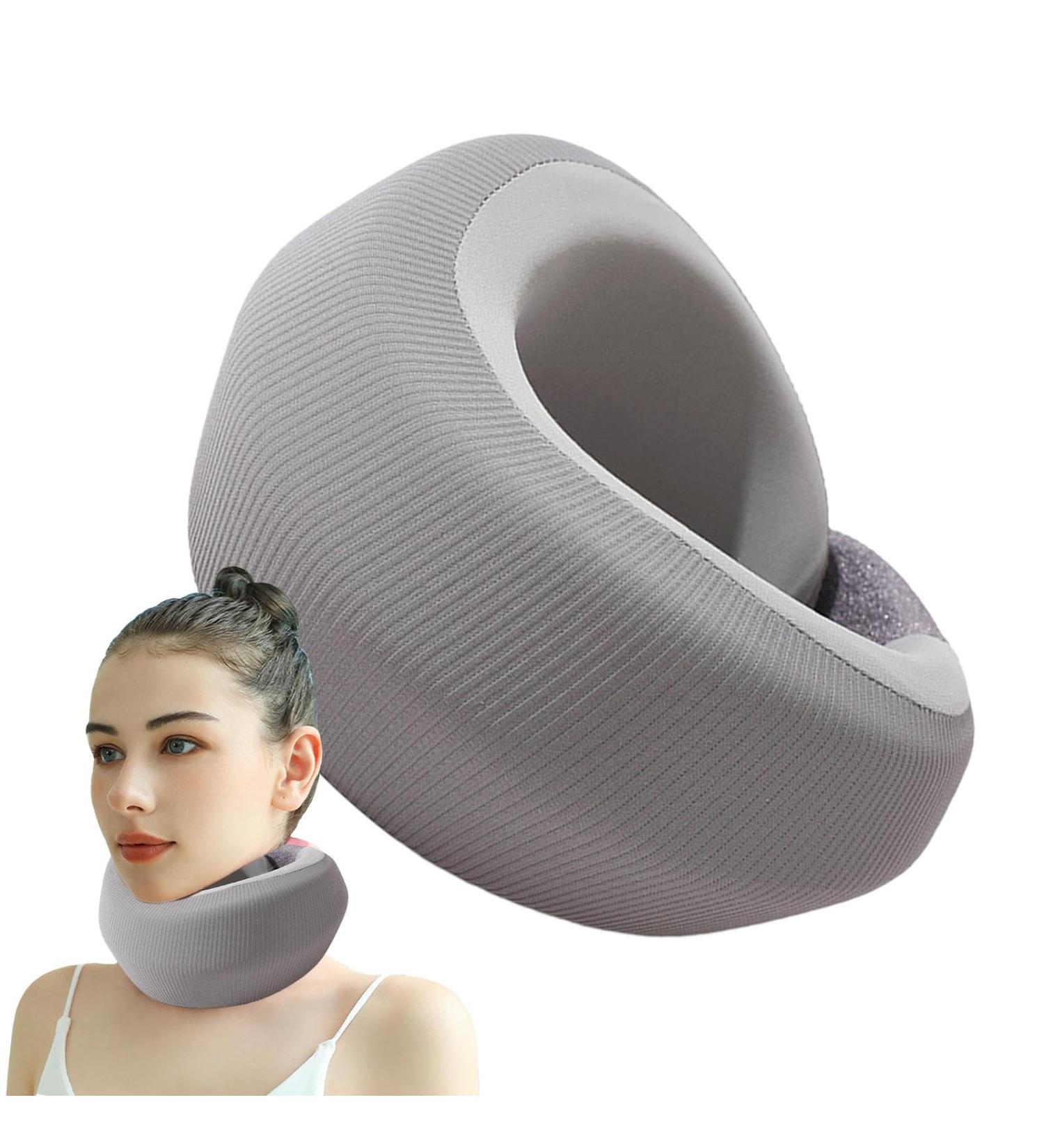 Soft Cervical Collar Soft Foam Wraps Keep Vertebrae Stable Keep Vertebrae Stable Comfort Neck Support Soft Neck Support Relieves Pressure in Spine Neck Support Brace for Home Gray - Buy Online on GoSupps.com