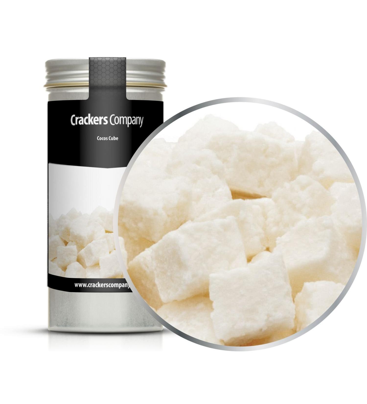 x 70g coconut cubes candied from coconut meat PREMIUM QUALITY low fat lactose free salt free 5 x 70g in ALU tin (350g)