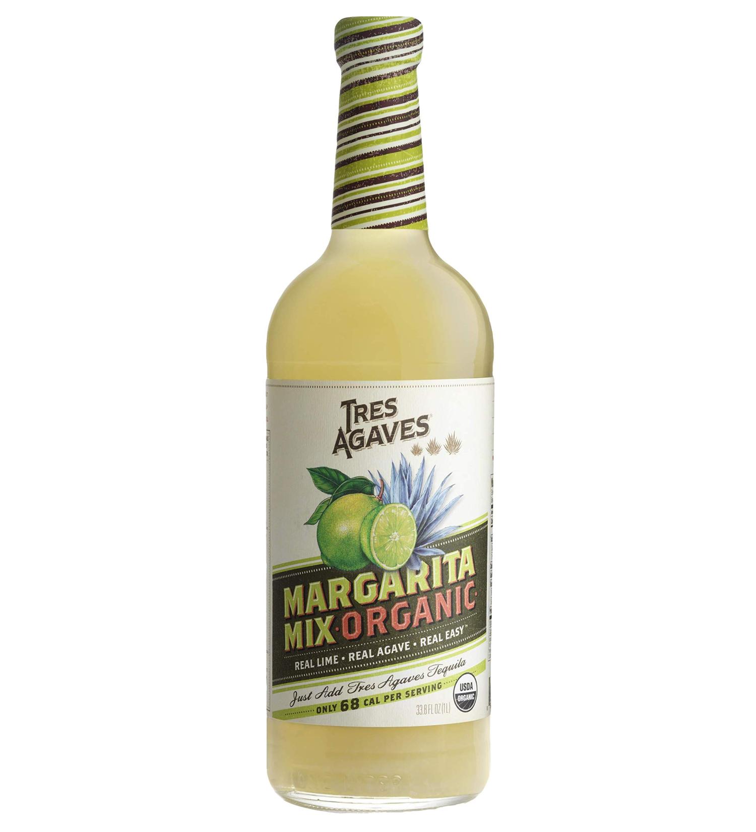Tres Agaves Organic Margarita Mix 1L (Pack of 2) 33.8 Fl Oz (Pack of 2)