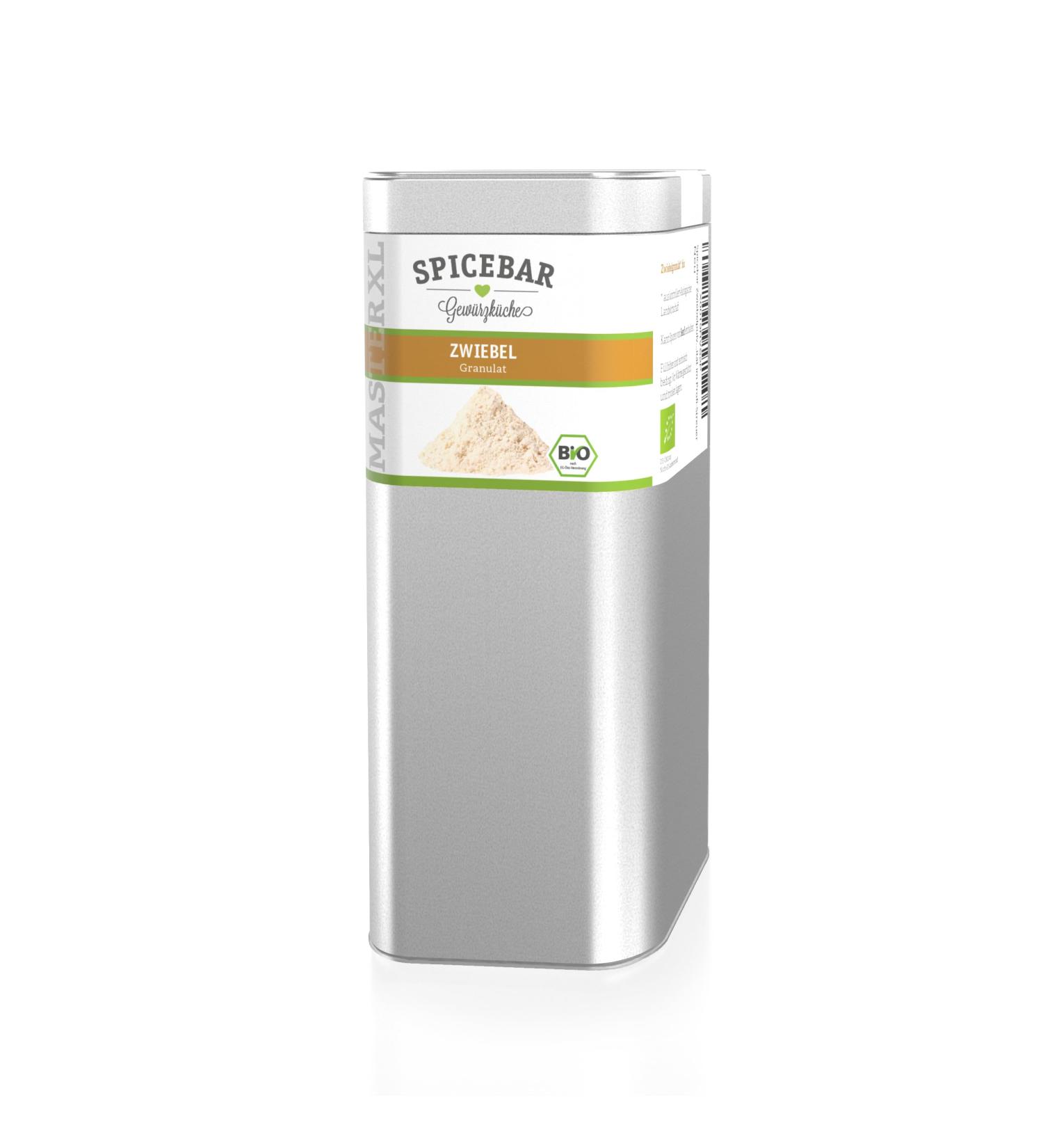 Spicebar Onion powder fine granulate in premium organic quality 450 g in professional spreader - Buy Online on GoSupps.com