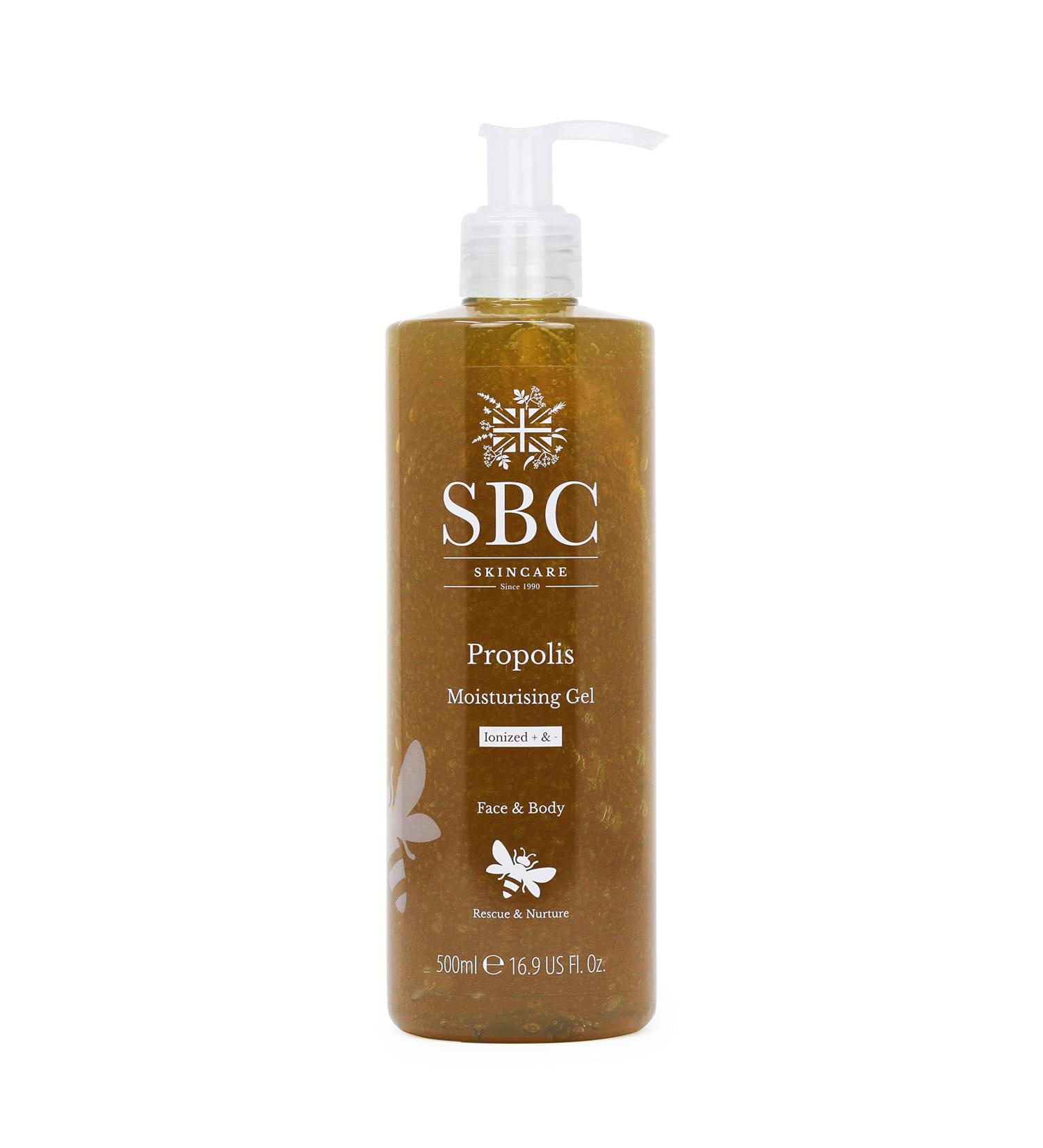 Propolis Moisturising Gel 500ml | Lightweight Gel for Face & Body | Soothing Propolis Moisturizer for Sensitive Skin - Buy Online on GoSupps.com