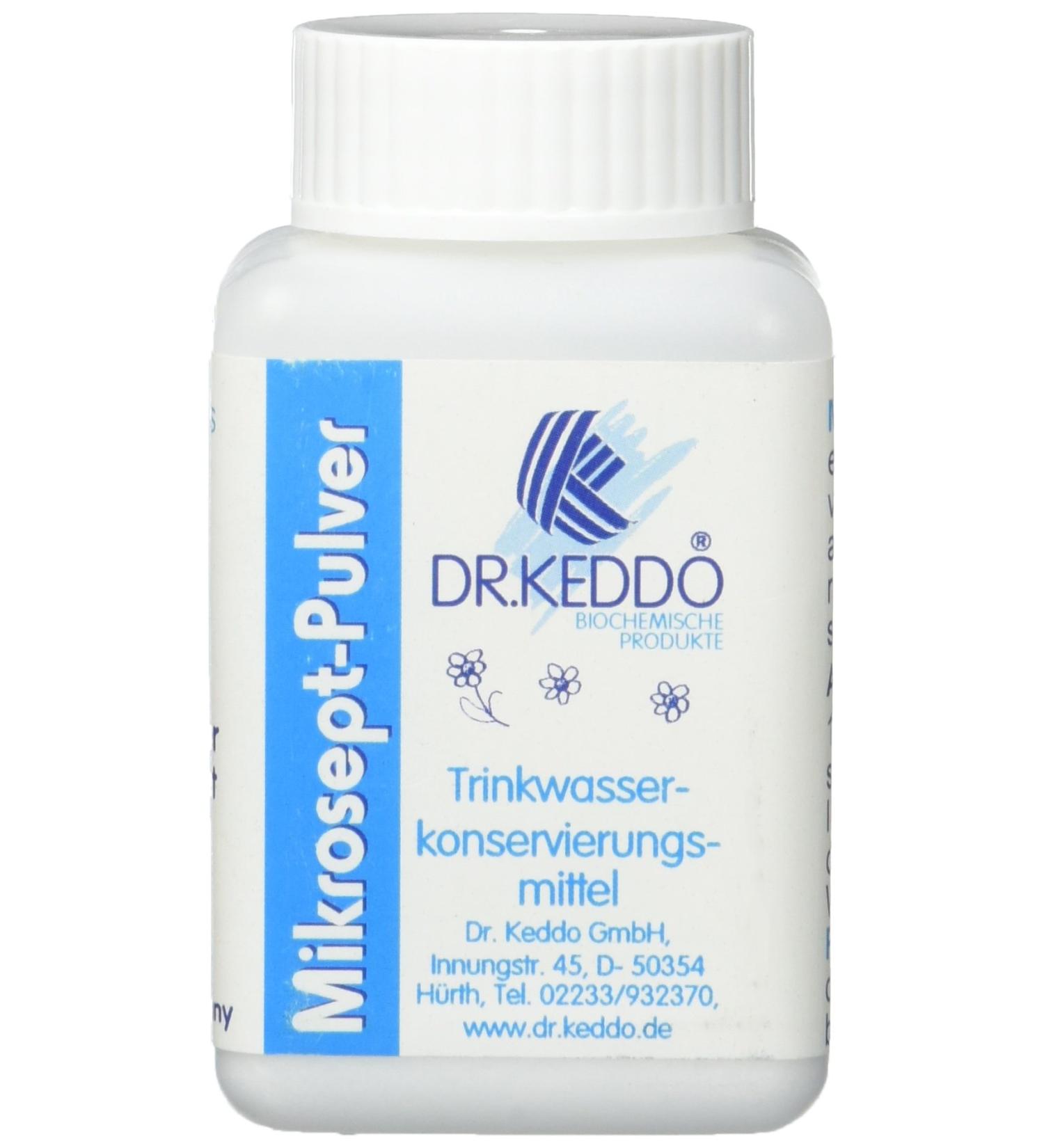 Dr. Keddo Mikrosept Water Disinfection 100G Powder - Effective Camping Sanitizer | International Shipping Available - Buy Online on GoSupps.com