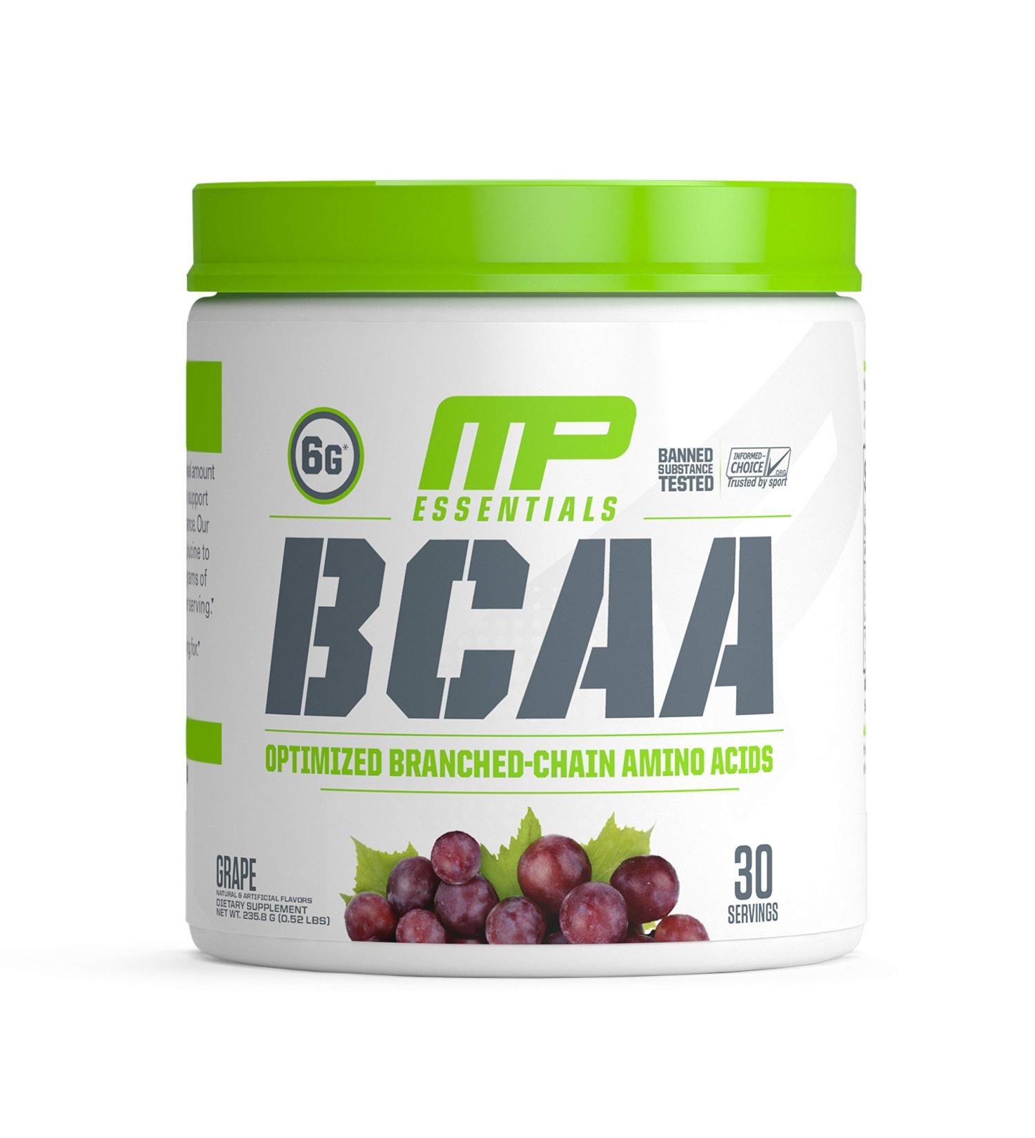 Buy MusclePharm Essentials BCAA Grape 0.52 lb | Boost Recovery & Performance - Buy Online on GoSupps.com