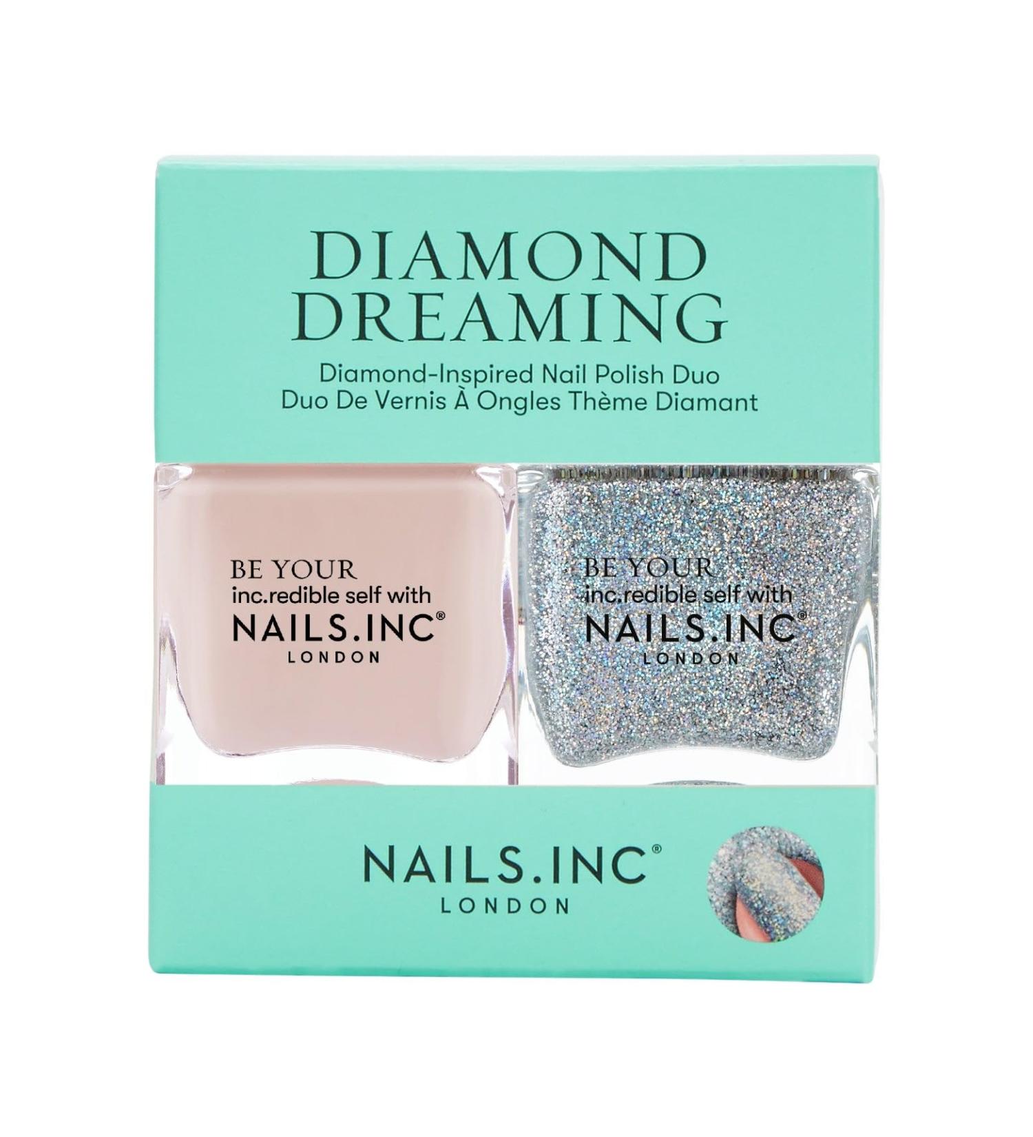 Nails.INC Diamond Dreaming Nail Polish Duo 28ml - Buy Online on GoSupps.com