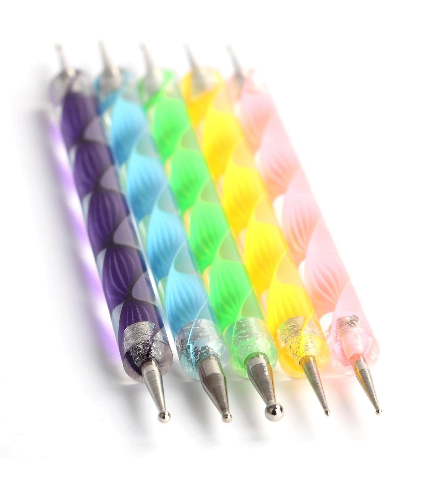 Teenxful 7-Piece UV Gel Acrylic Professional Nail Art Brush Set