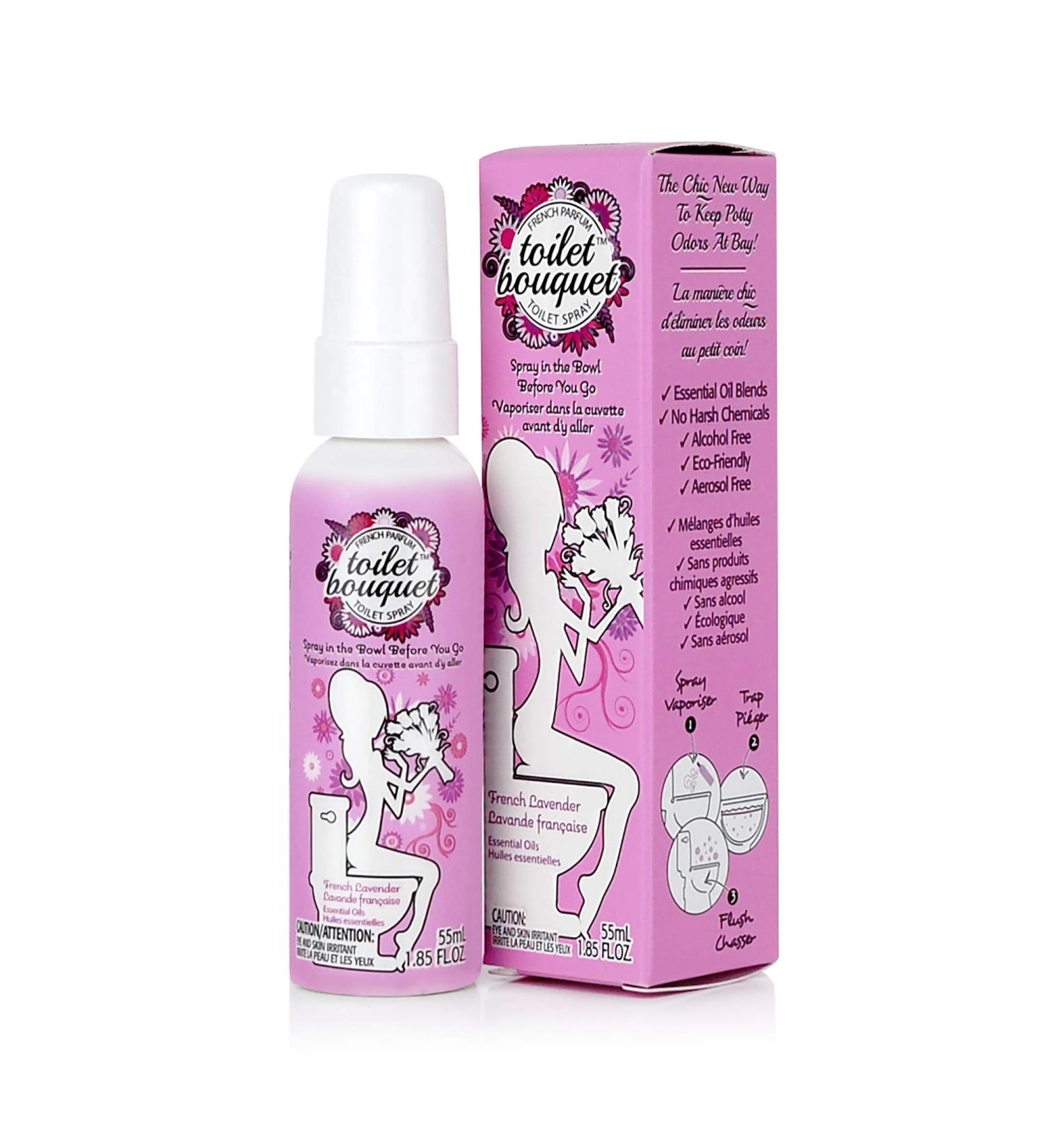 Toilet Bouquet Premium Toilet Spray 55 Ml French Lavender 55 Milliliter Melon Lavender Melon Lavender 55 mL - Buy Online on GoSupps.com