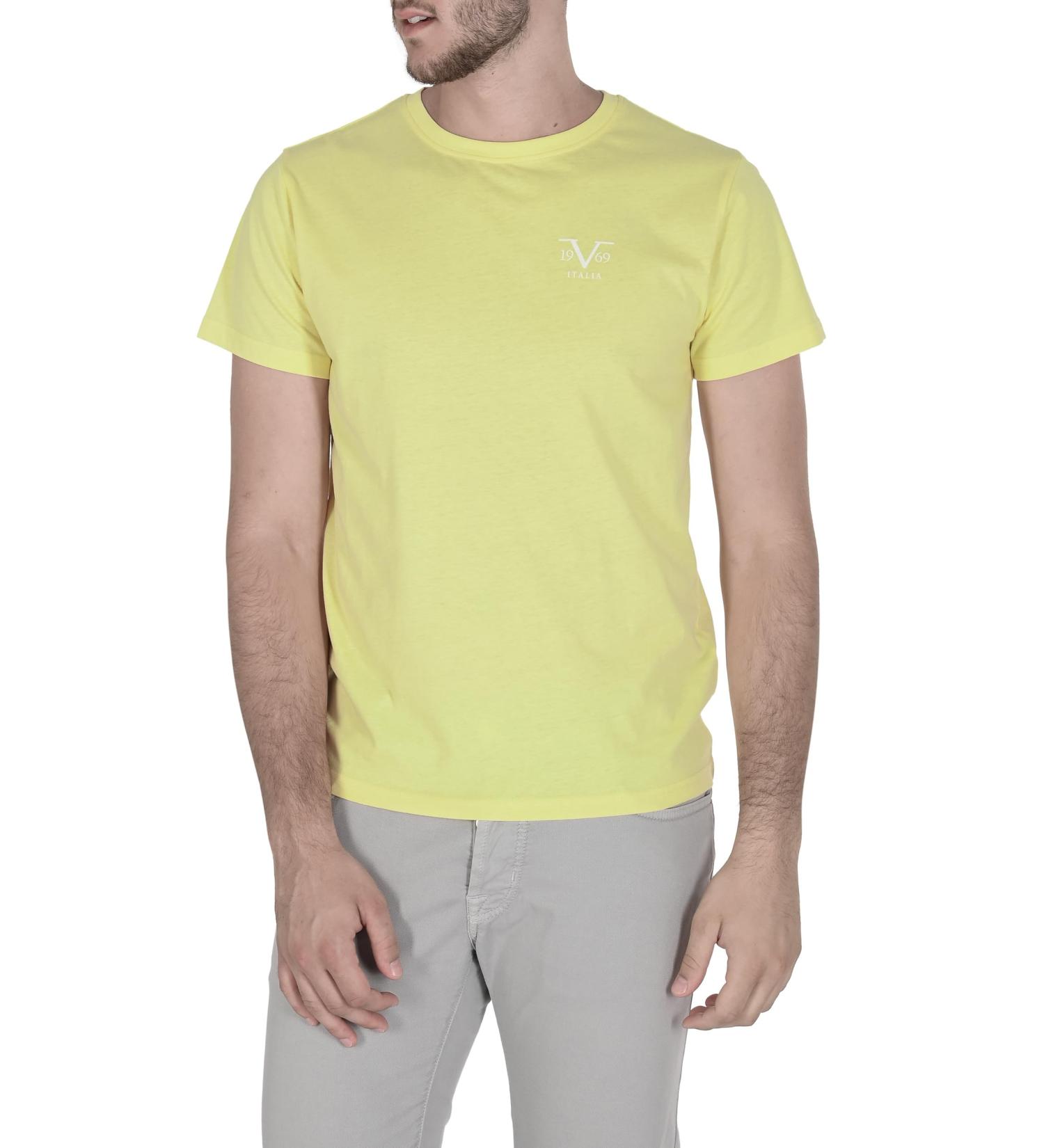 19V69 ITALIA Men's T-Shirt XL Yellow Popcorn - Buy Online on GoSupps.com