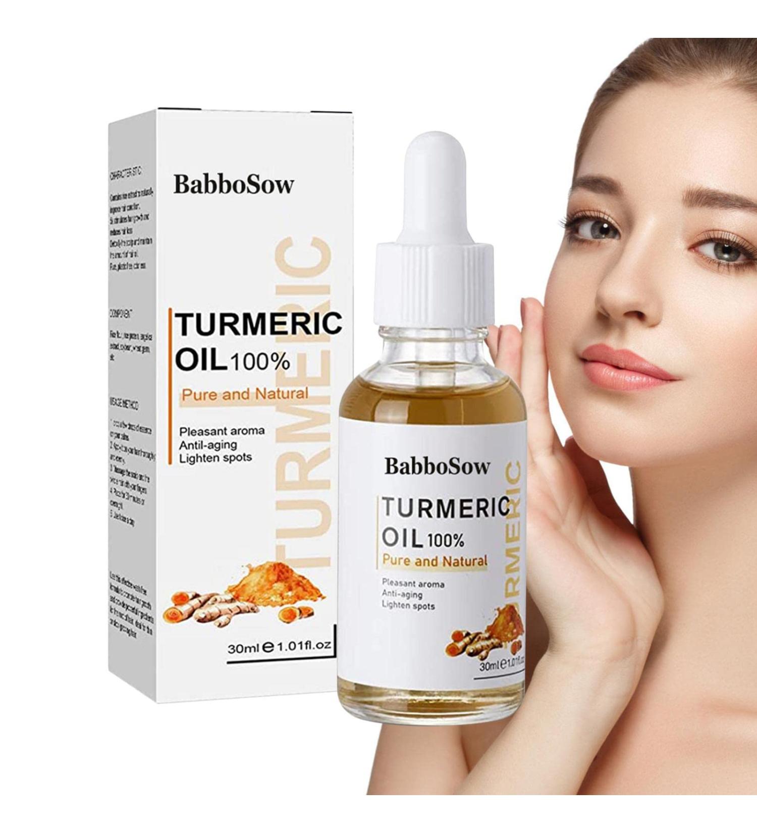 Turmeric Facial Essence Dark Spot Removal Brightening Oil Serums Natural Moisturizer Power Repairing Conditioner 101 Fl Oz Facial Moisturizing Essence for Dry Qihuyi - Buy Online on GoSupps.com