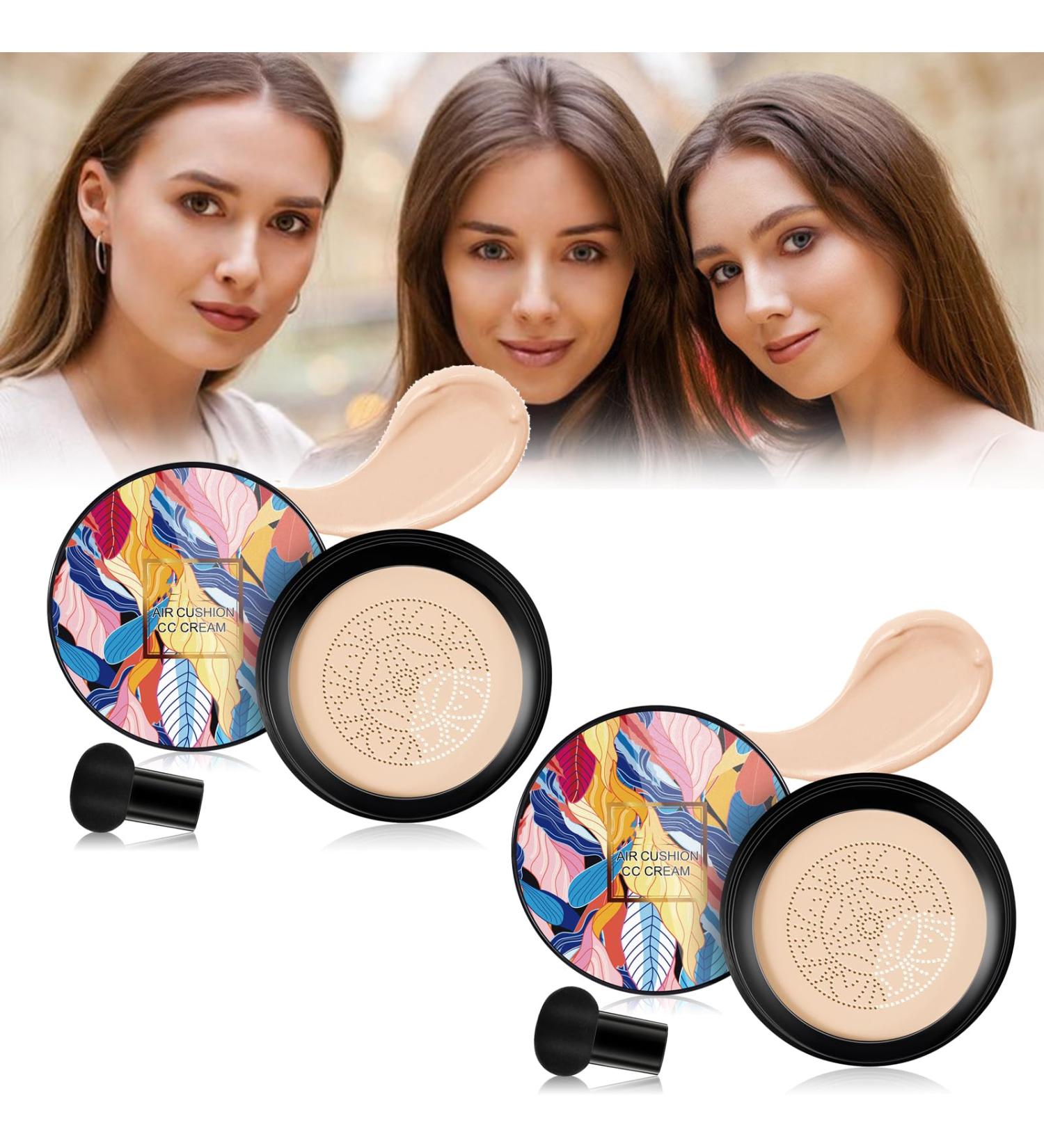 Periodicali Mushroom Head Air Cushion Cc Cream 2024 New Mushroom Head Air Cushion Cc Cream Air Cushion Cc Cream Mushroom Head Cushion Foundation (Natural*2) - Buy Online on GoSupps.com