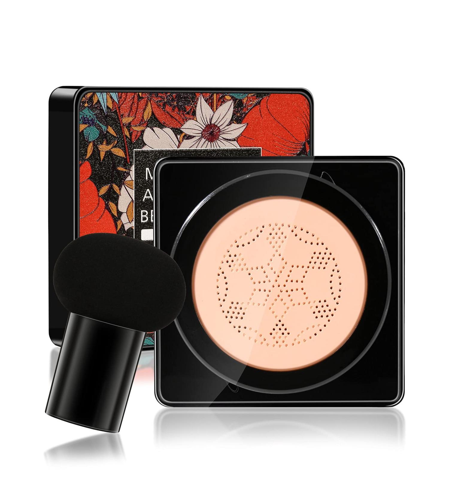 Mushroom Head Air Cushion CC Cream & BB Cream Moisturizing Concealer | Long Lasting Makeup Base with Sponge | Easy Application | Natural Finish - Buy Online on GoSupps.com