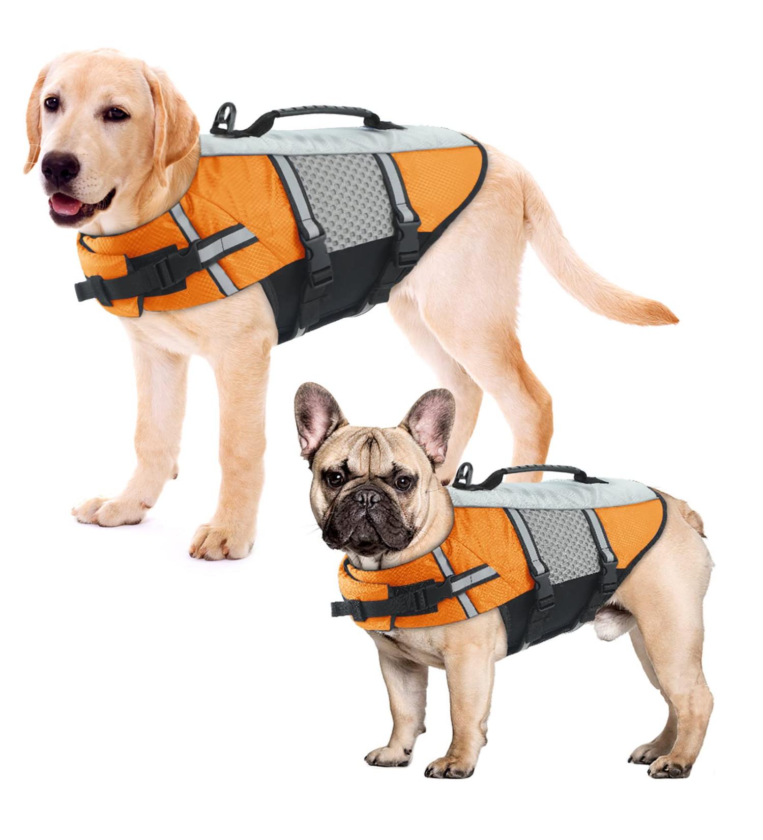 Alagirls Dog Swimming Jacket - Superior Buoyancy Life Vest with Rescue Handle for Dogs | XL Size (70-80cm Chest) - Ideal for Swimming Surfing and Boating - Buy Online on GoSupps.com