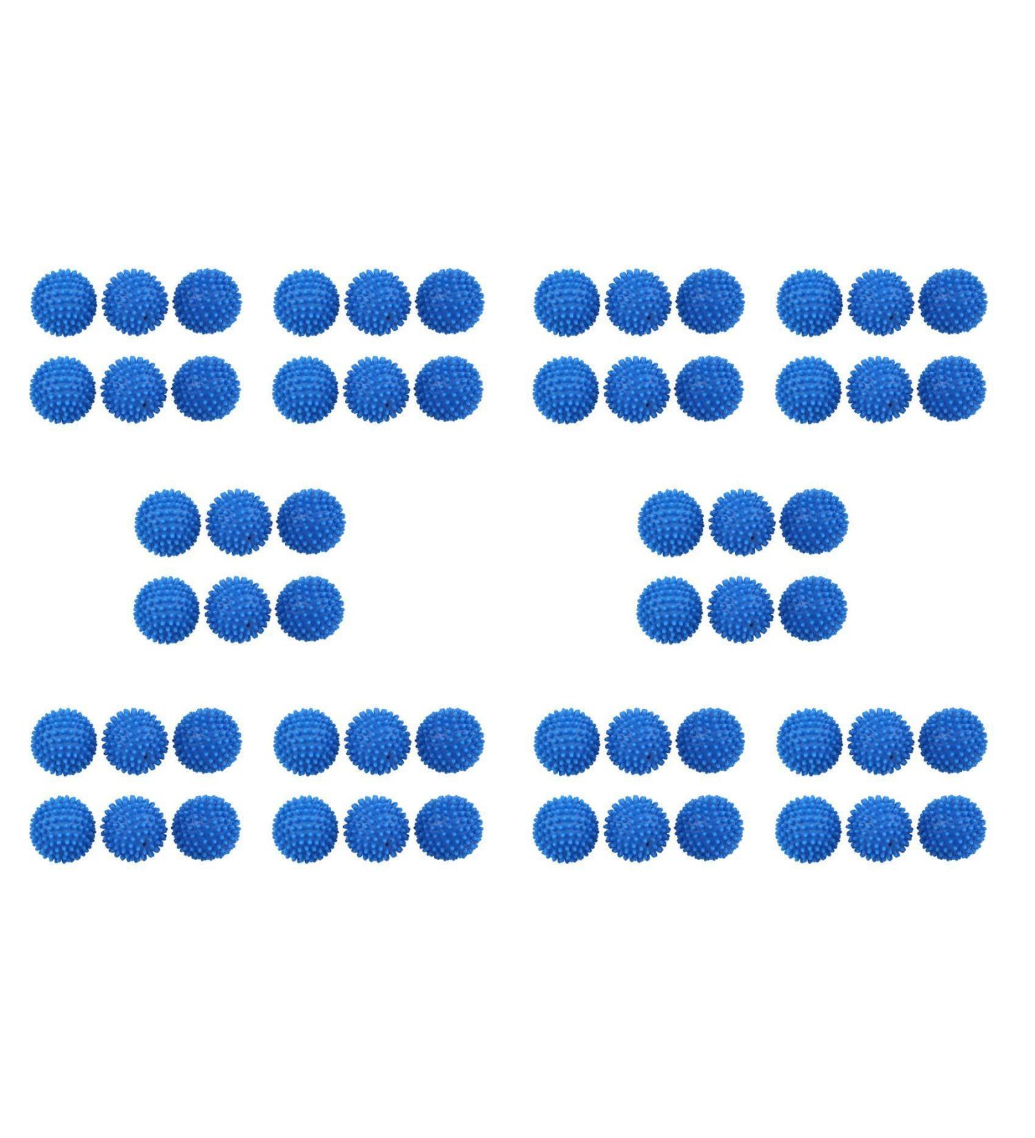 Kikolufy 60 X Blue Reusable Dryer Balls Ball - Buy Online on GoSupps.com