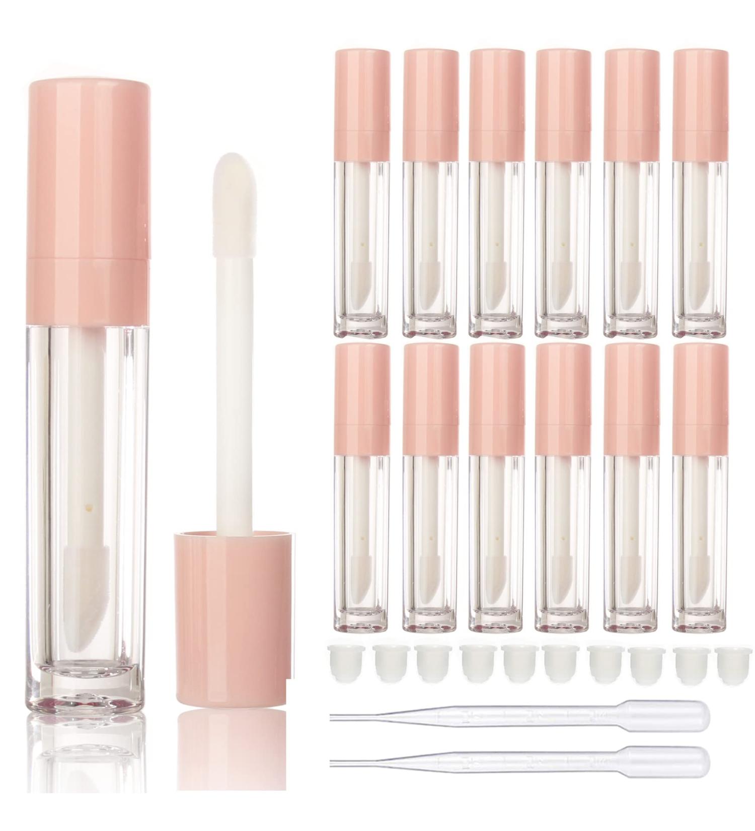 COSIDEA 14pcs Empty 8ml Big Wand Lip Gloss & Concealer Tube Packing - Pink - Buy Online on GoSupps.com
