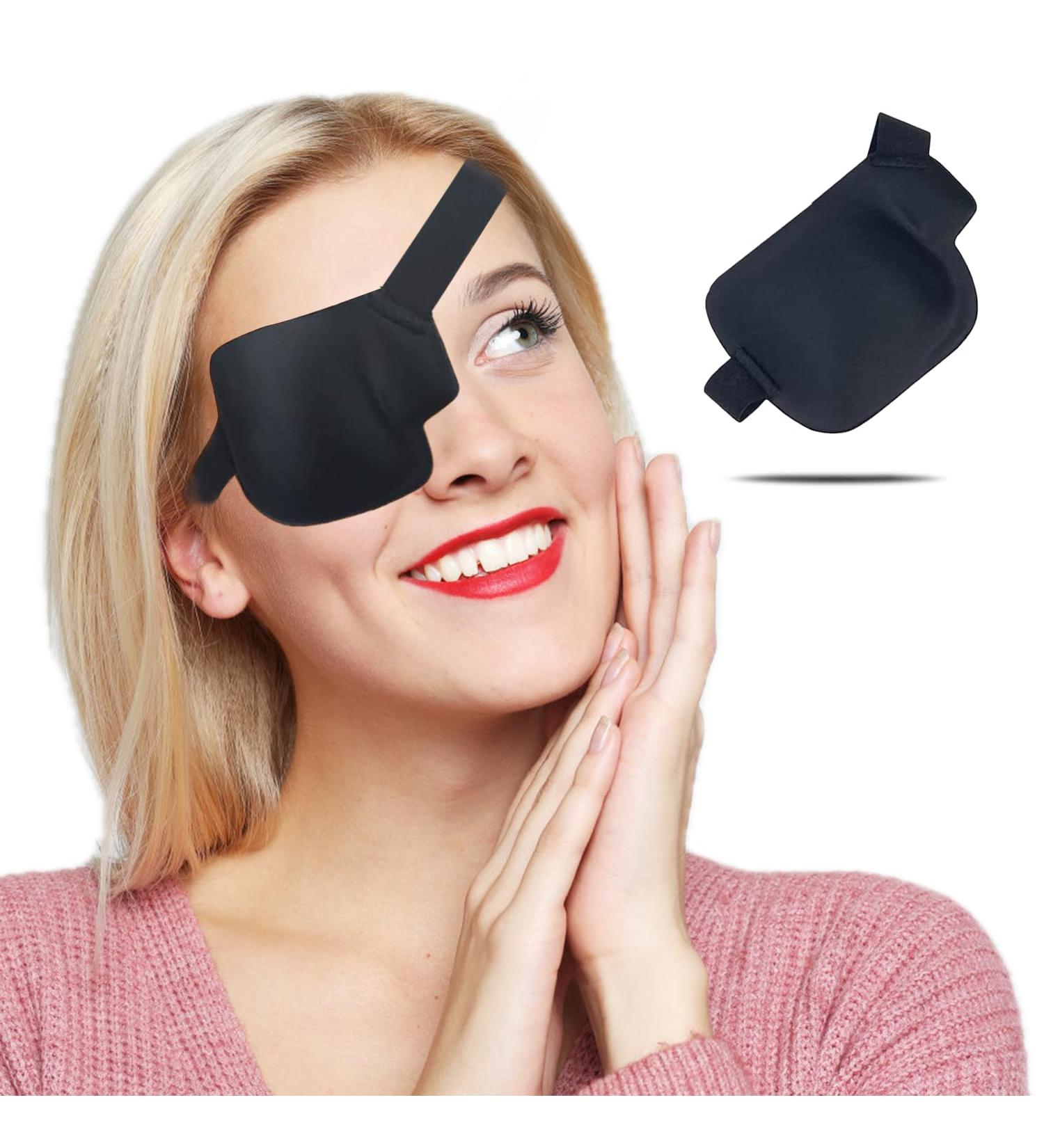 3D Eye Patch - Medical Amblyopia Eye Patches for Adults & Kids | Right Eye Black Lazy Eye Treatment - Buy Online on GoSupps.com