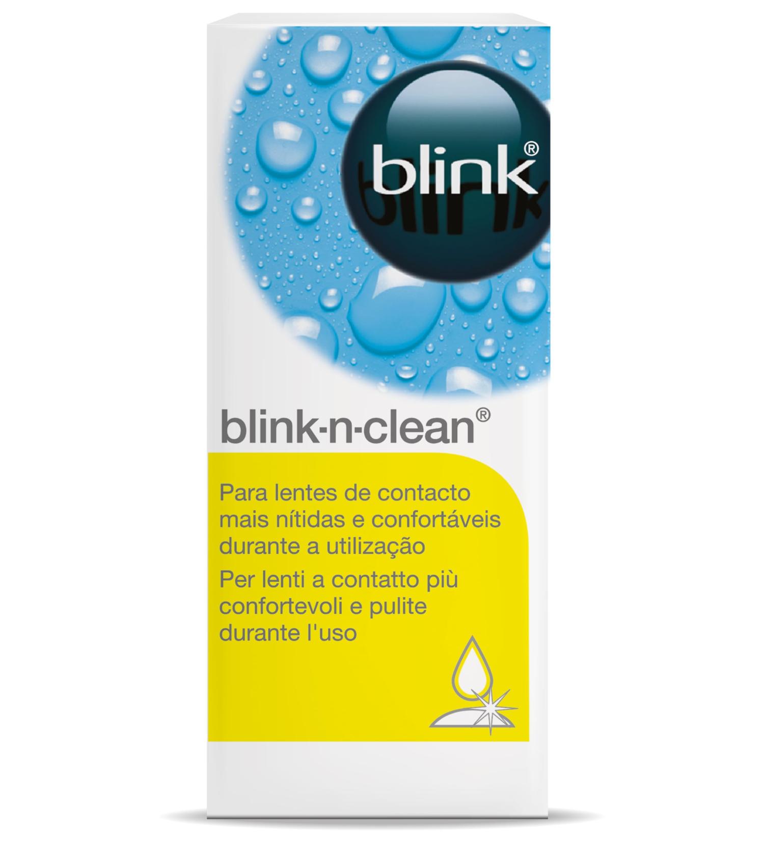 AMO Blink-N-Clean Eye Drops - Comfortable Contact Lens Cleaner - 15ml | International Shipping - Buy Online on GoSupps.com
