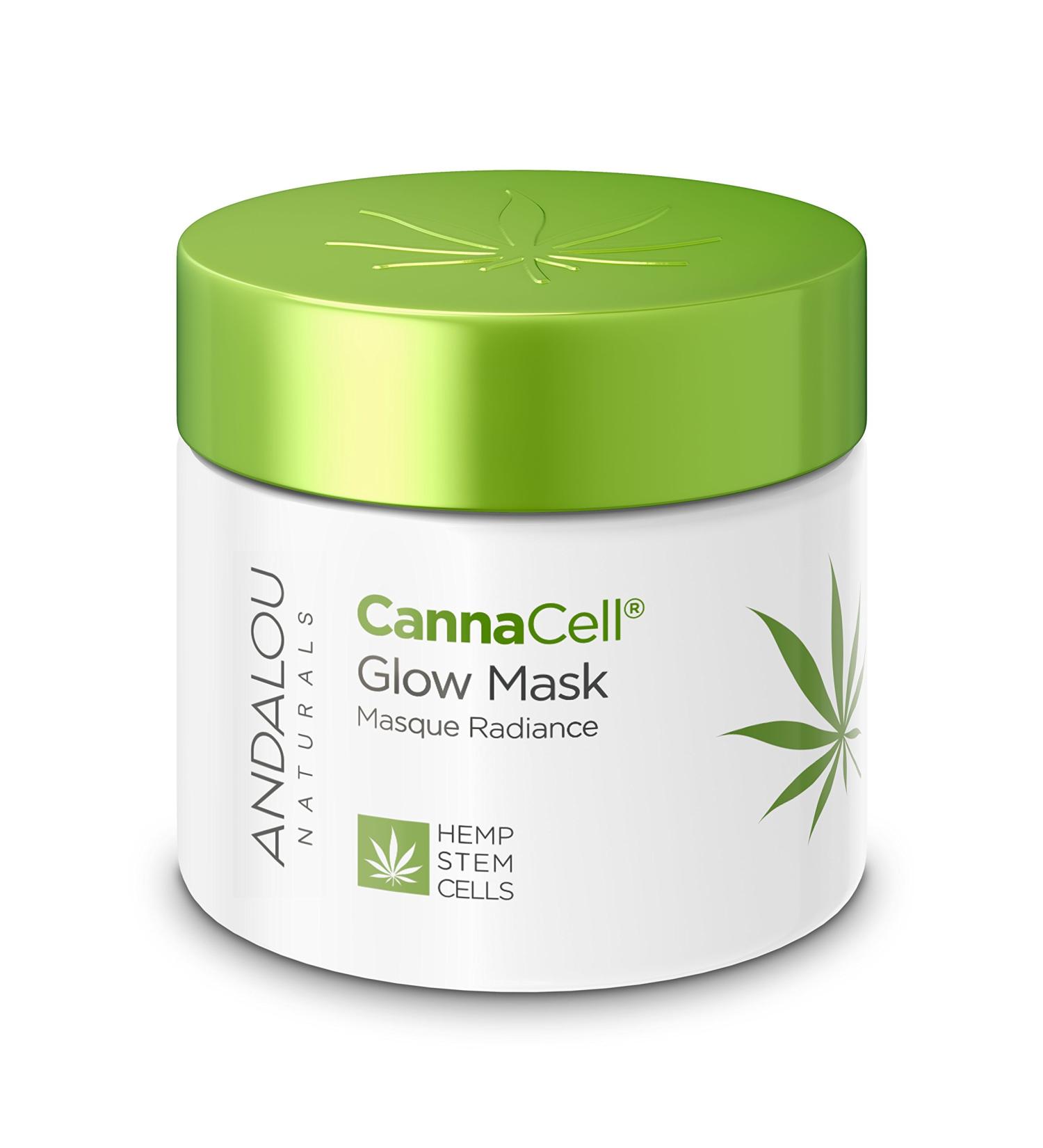 Andalou Naturals CannaCell Glow Mask - 1.7 oz | Radiant & Nourishing Skincare - Buy Online on GoSupps.com