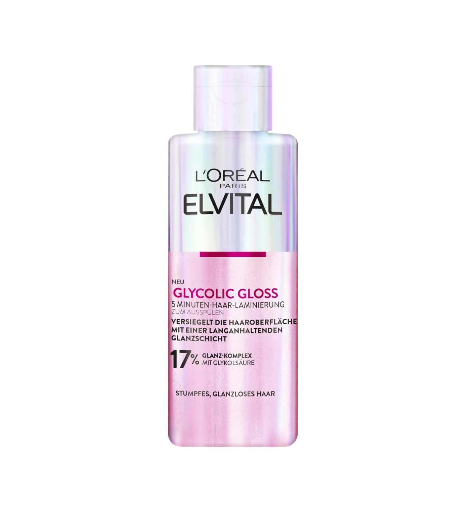 L'Or al Paris Elvital Glycolic Gloss 5-Minute Hair Lamination | Shine & Quality Boost | 200ml - Buy Online on GoSupps.com