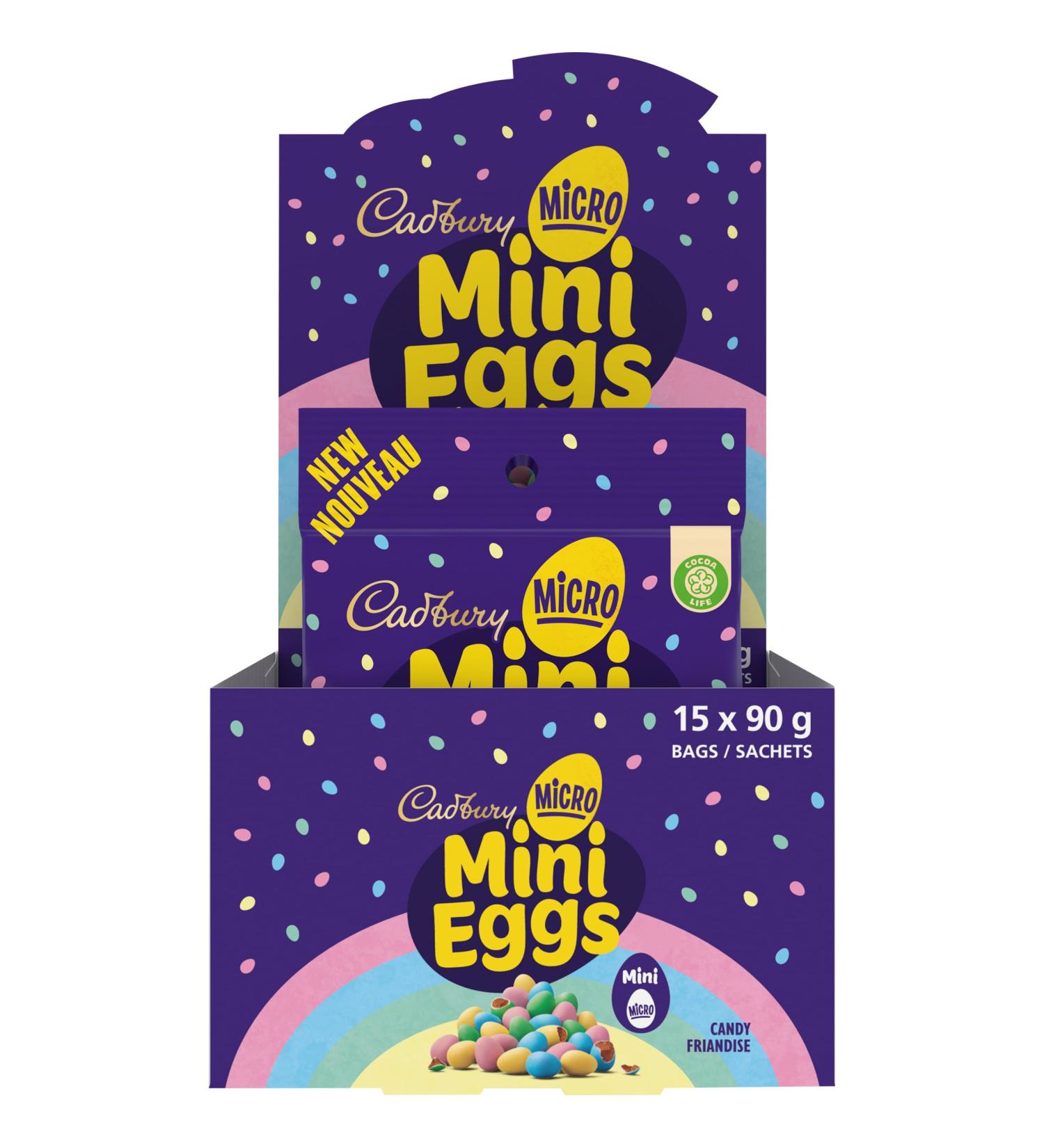 Cadbury Micro Mini Eggs Chocolatey Candy Eggs 90 g (Pack of 15) Micro Chocolate 33g (Pack of 24) - Buy Online on GoSupps.com