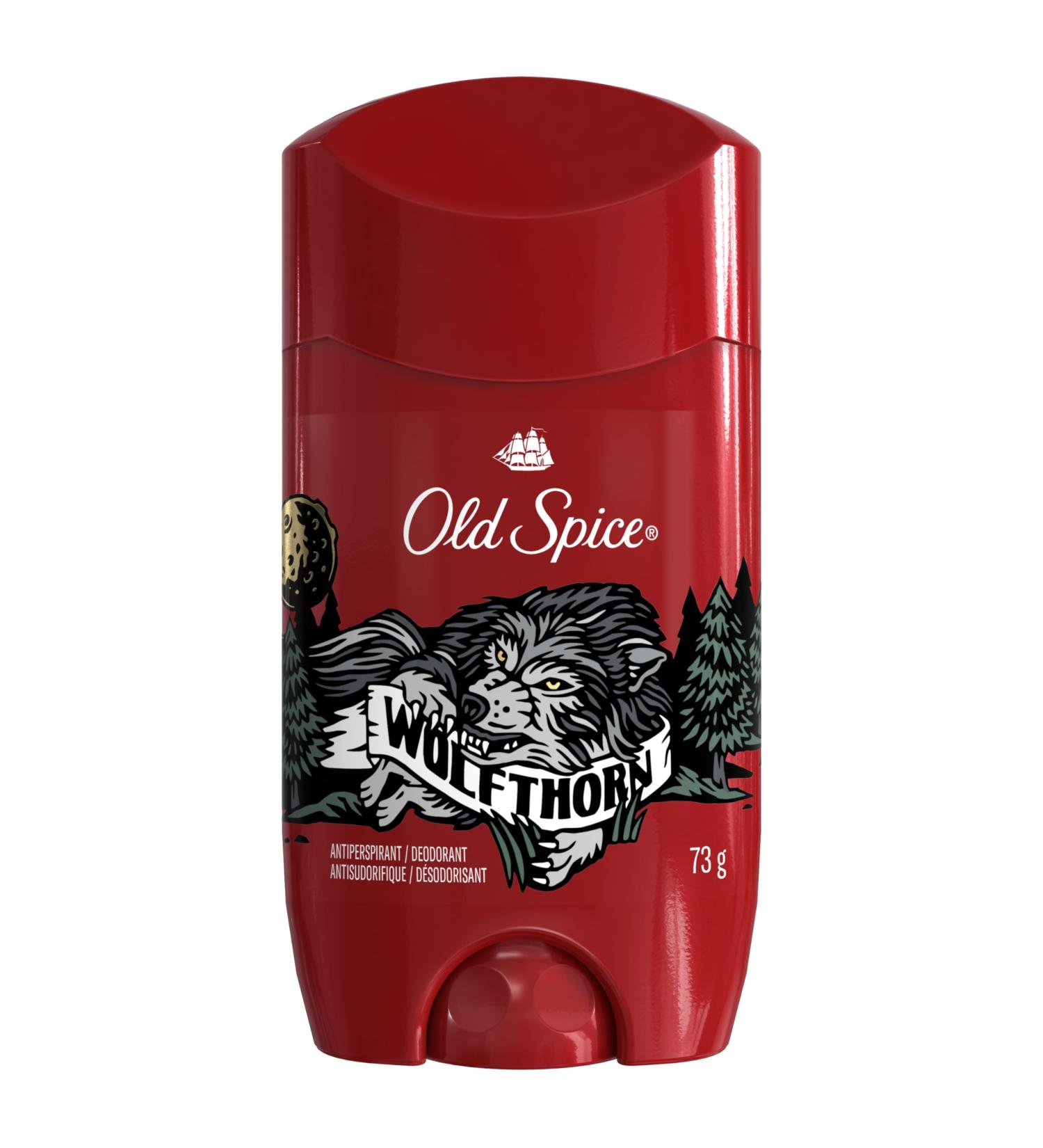Old Spice Wild Collection Invisible Solid Antiperspirant and Deodorant for Men Wolfthorn scent 73 g Wolfthorn 73g 1 count (Pack of 1) - Buy Online on GoSupps.com