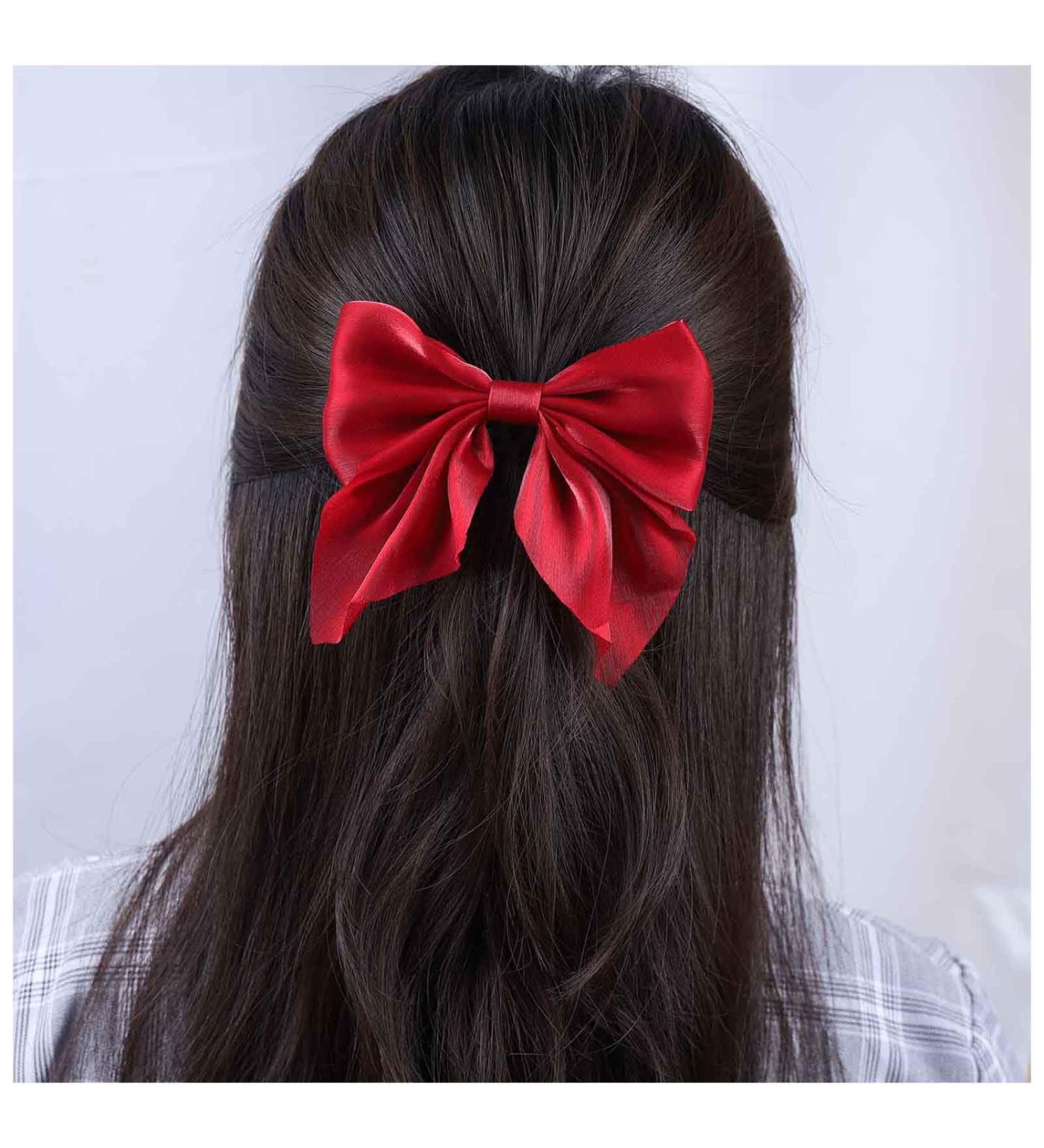 Cimenexe Bohemian Red Loop Hair Clips | Stylish Hair Accessories for Women & Girls - Buy Online on GoSupps.com