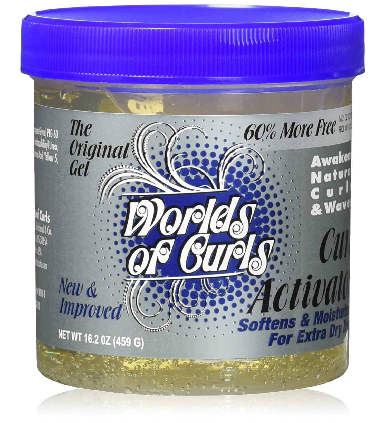Worlds of Curls Curl Activator for Extra Dry Hair | 16 Oz | Unlock Moisture & Define Curls - Shop Internationally - Buy Online on GoSupps.com