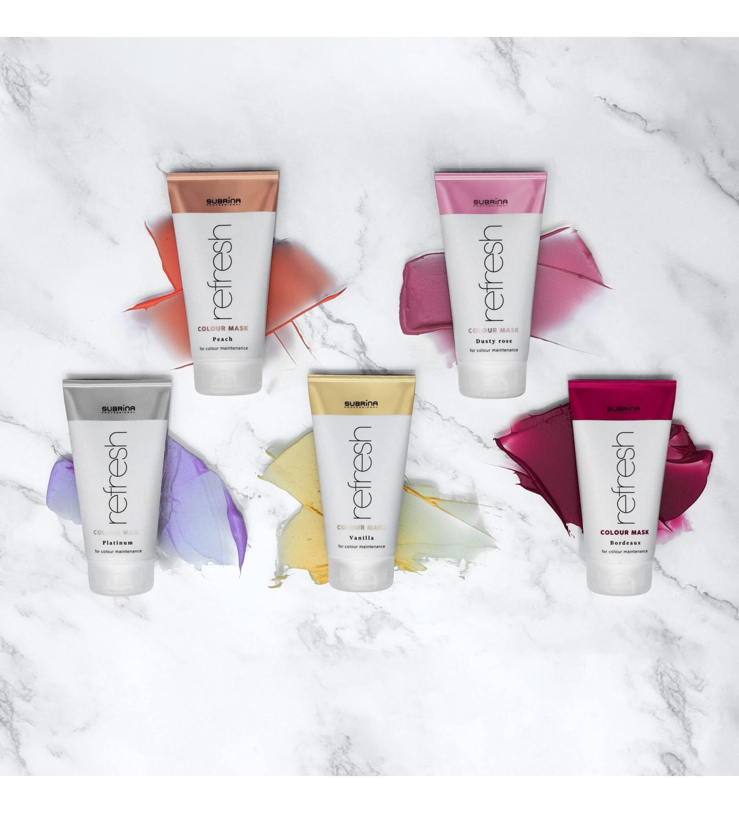 Subrina Professional Refresh Toning Hair Mask Color Mask Color Mask 150 ml (Burgundy) - Buy Online on GoSupps.com