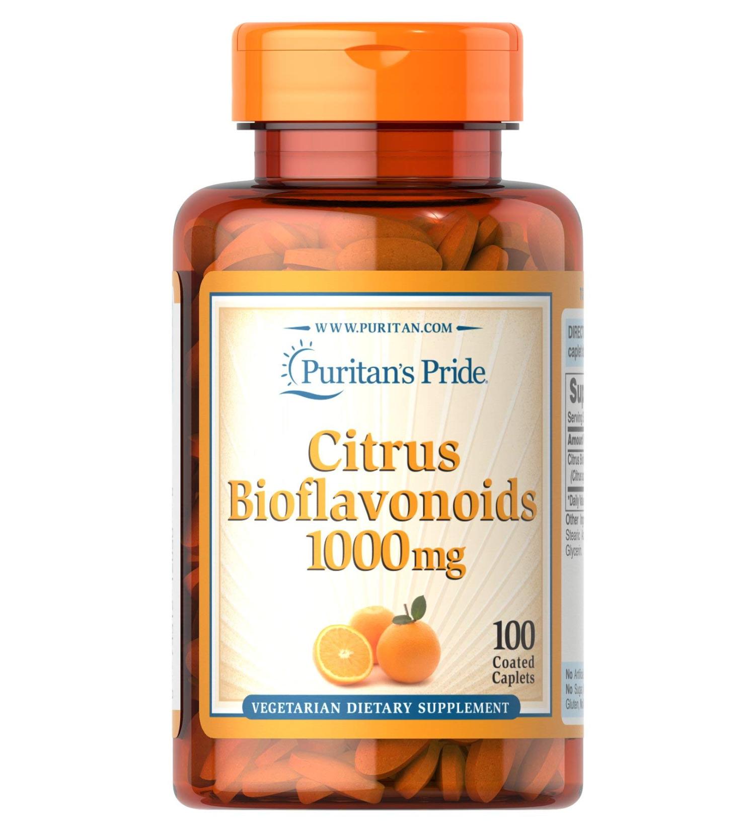 Puritan's Pride Citrus Bioflavonoids 1000 mg-100 Caplets