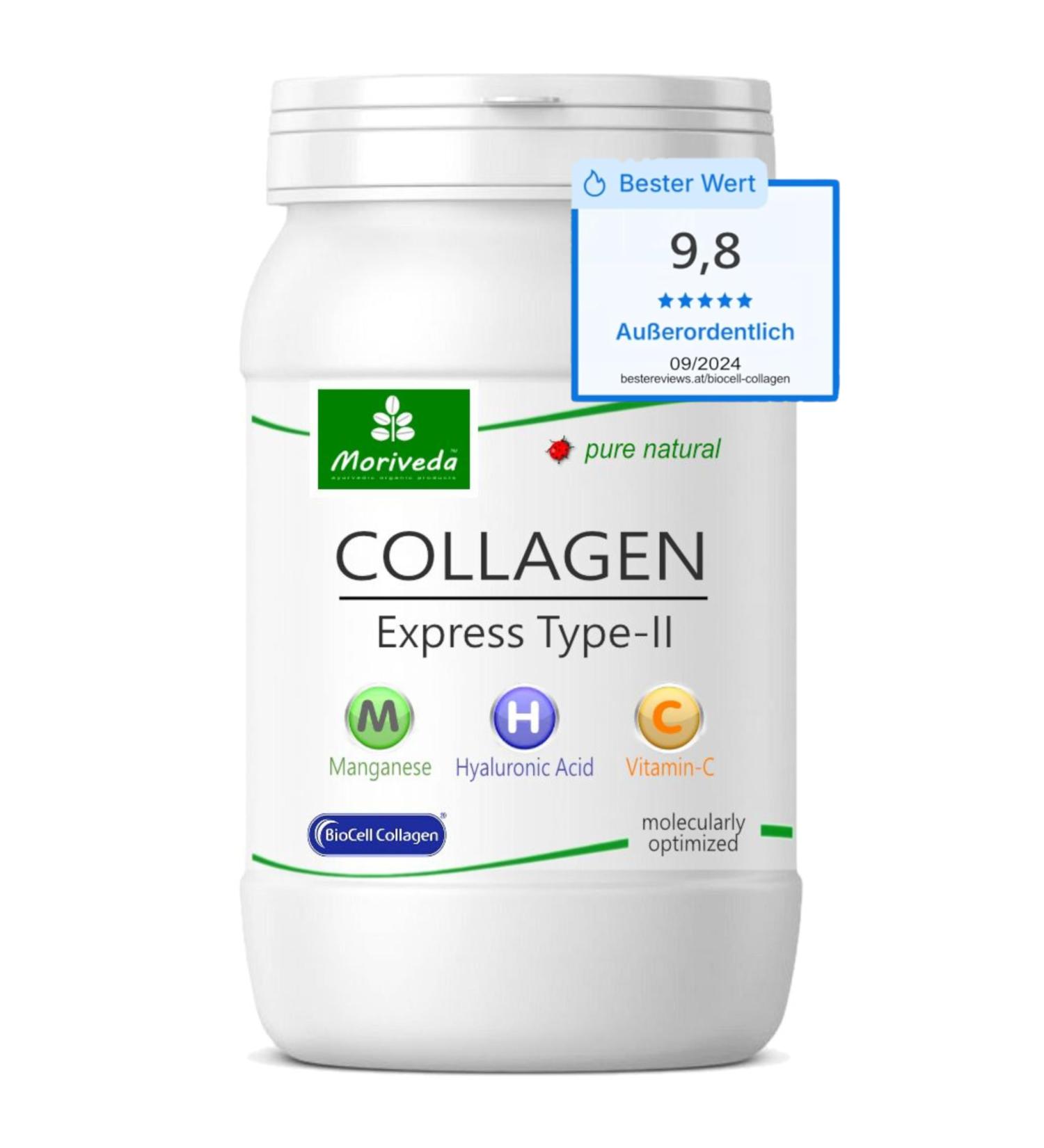 Collagen Express or Biocell Collagen Capsules (with Collagen II Hyaluronic Acid Vitamin C and Manganese) 1000mg Collagen by NP-Vital (60 Collagen Express Capsules) - Buy Online on GoSupps.com