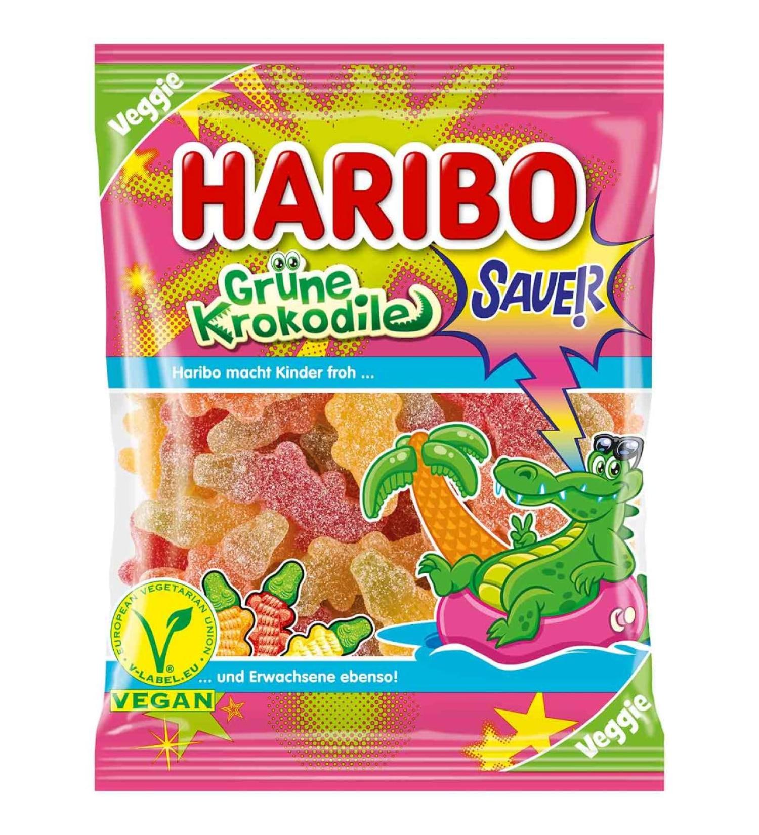 HARIBO Haribo Green Crocodiles Sour 175g
